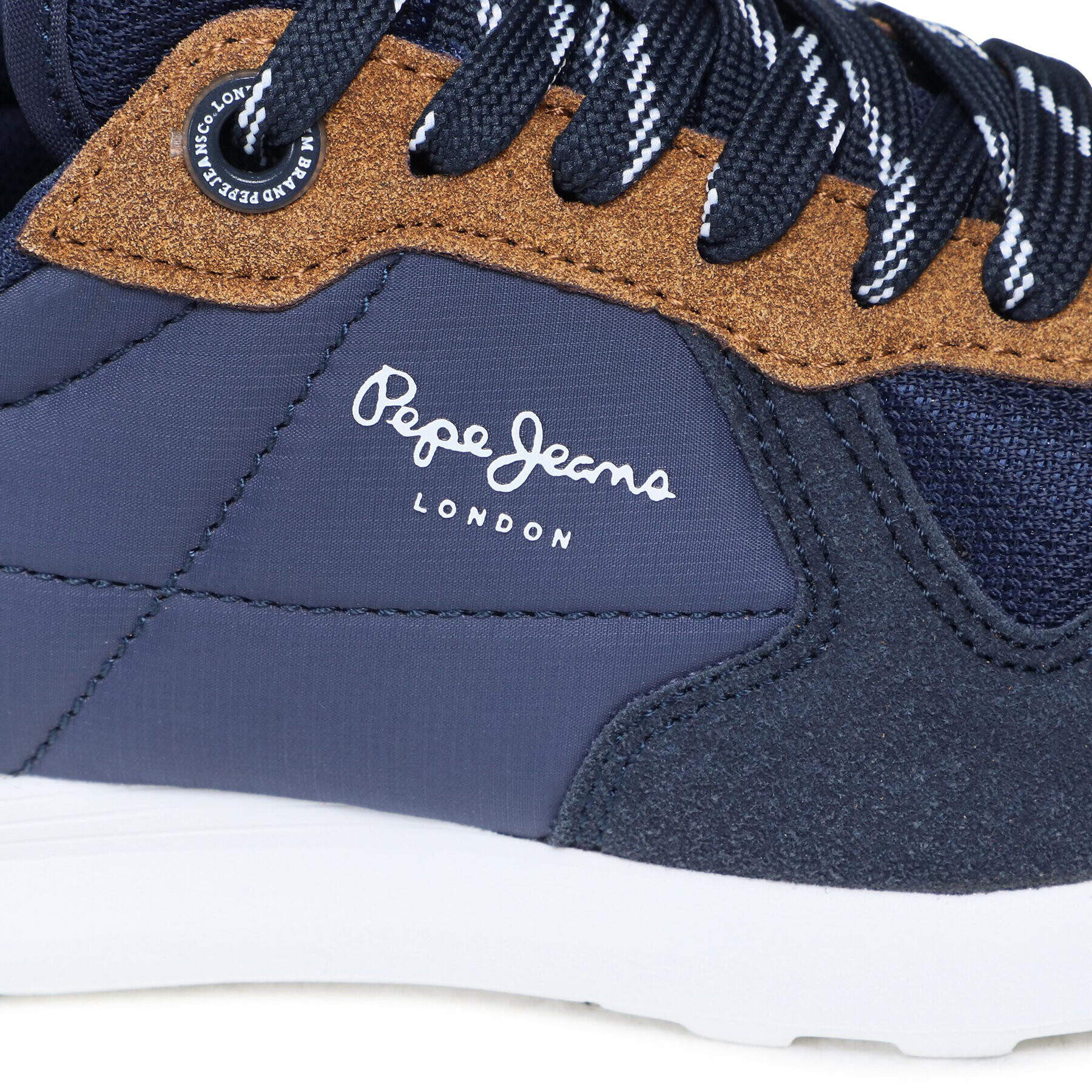Pepe Jeans Сникърси York Basic Boy PBS30508 Тъмносин - Pepit.bg