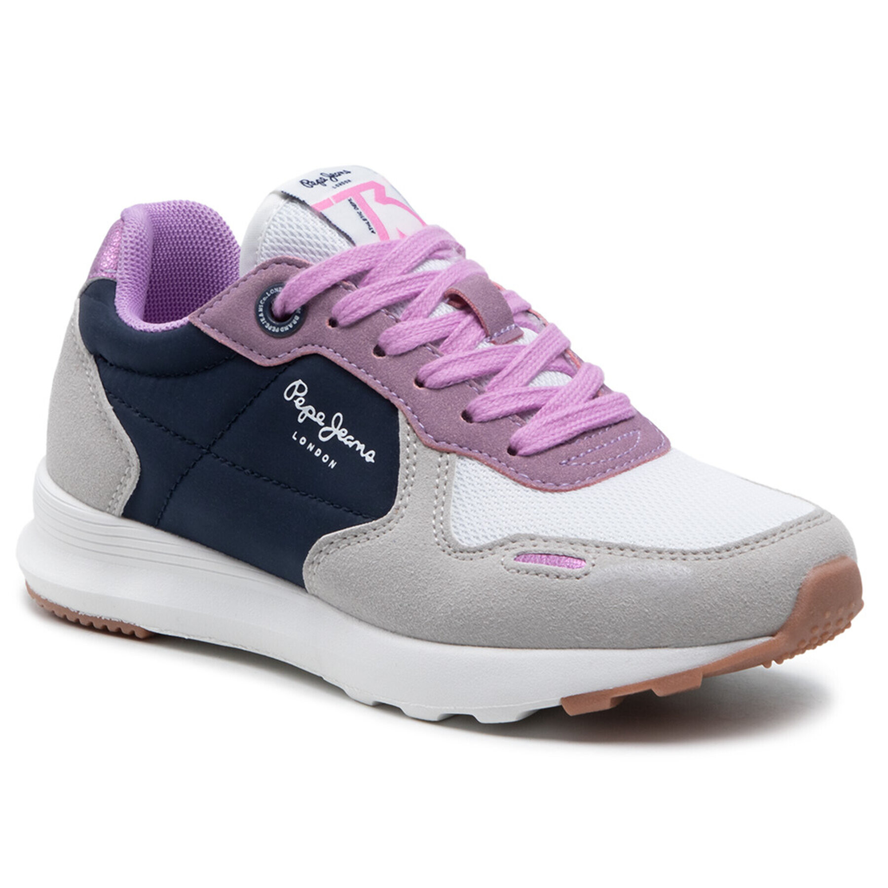Pepe Jeans Сникърси York Basic Girl PGS30493 Цветен - Pepit.bg