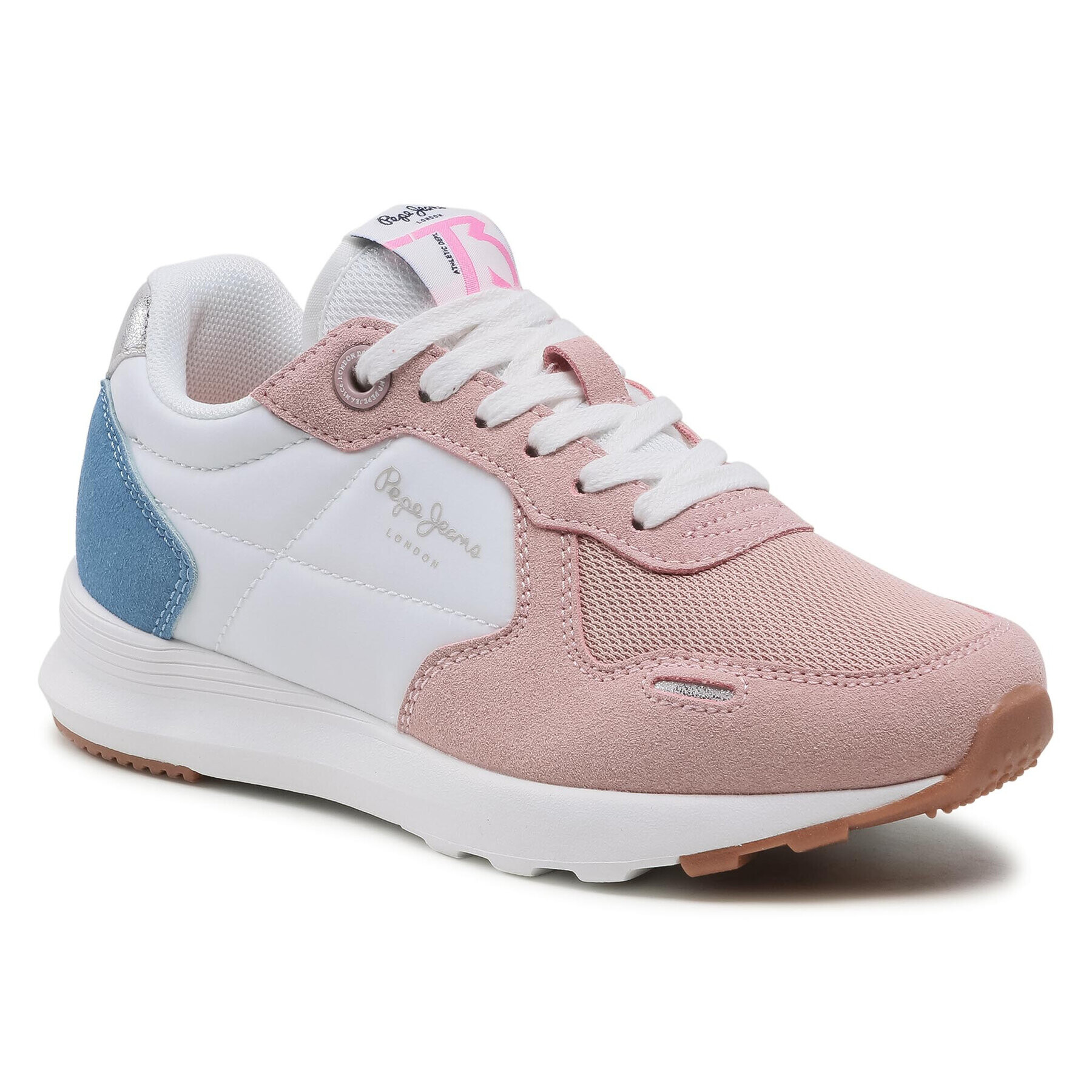 Pepe Jeans Сникърси York Basic Girl PGS30493 Розов - Pepit.bg