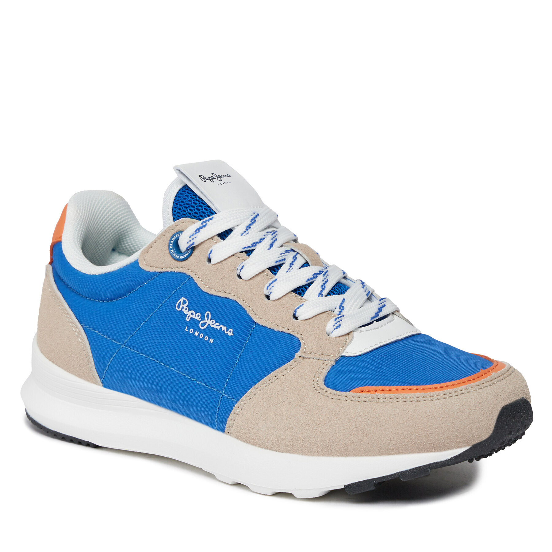 Pepe Jeans Сникърси York Mix B PBS30561 Син - Pepit.bg