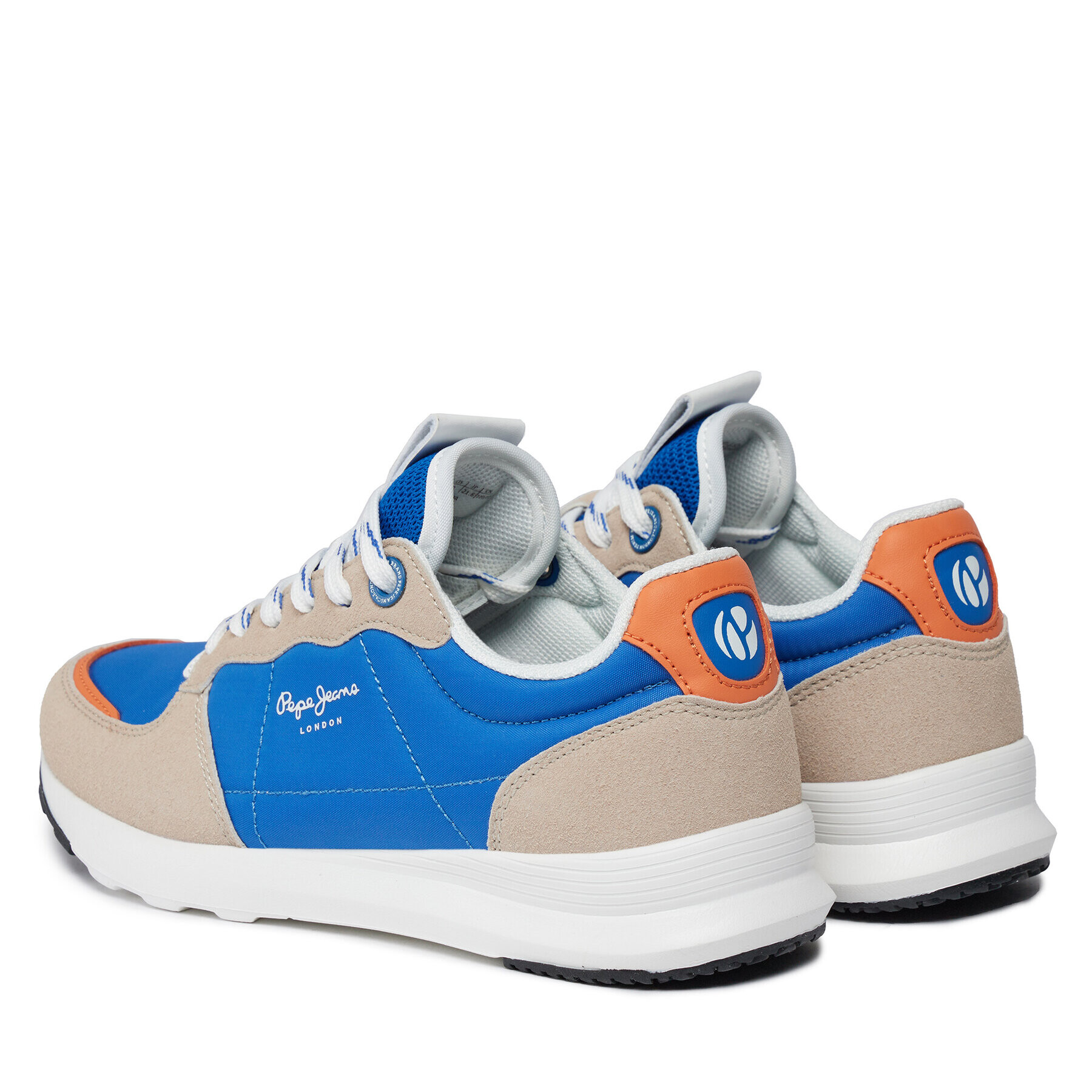 Pepe Jeans Сникърси York Mix B PBS30561 Син - Pepit.bg