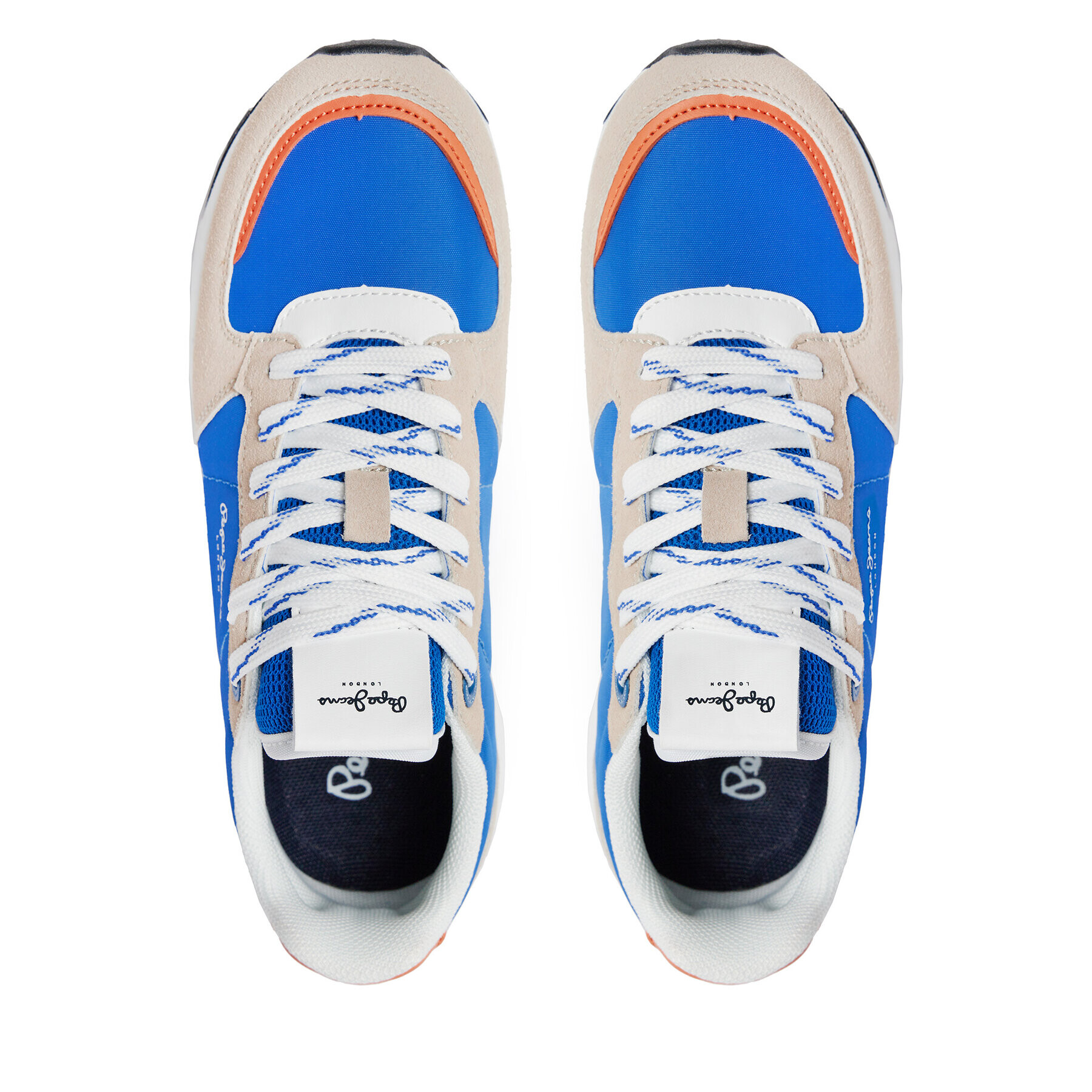 Pepe Jeans Сникърси York Mix B PBS30561 Син - Pepit.bg