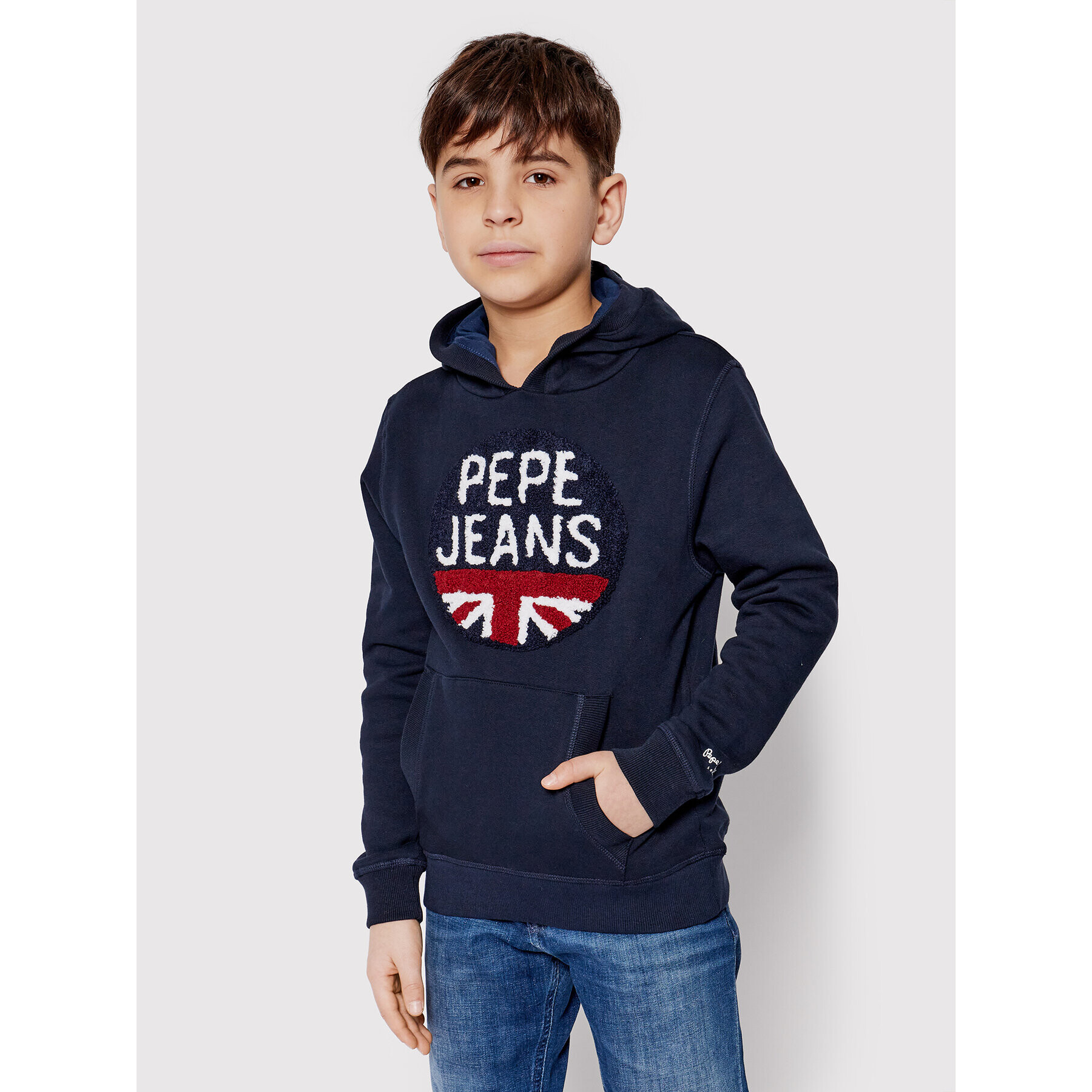 Pepe Jeans Суитшърт Alexander PB581258 Тъмносин Regular Fit - Pepit.bg
