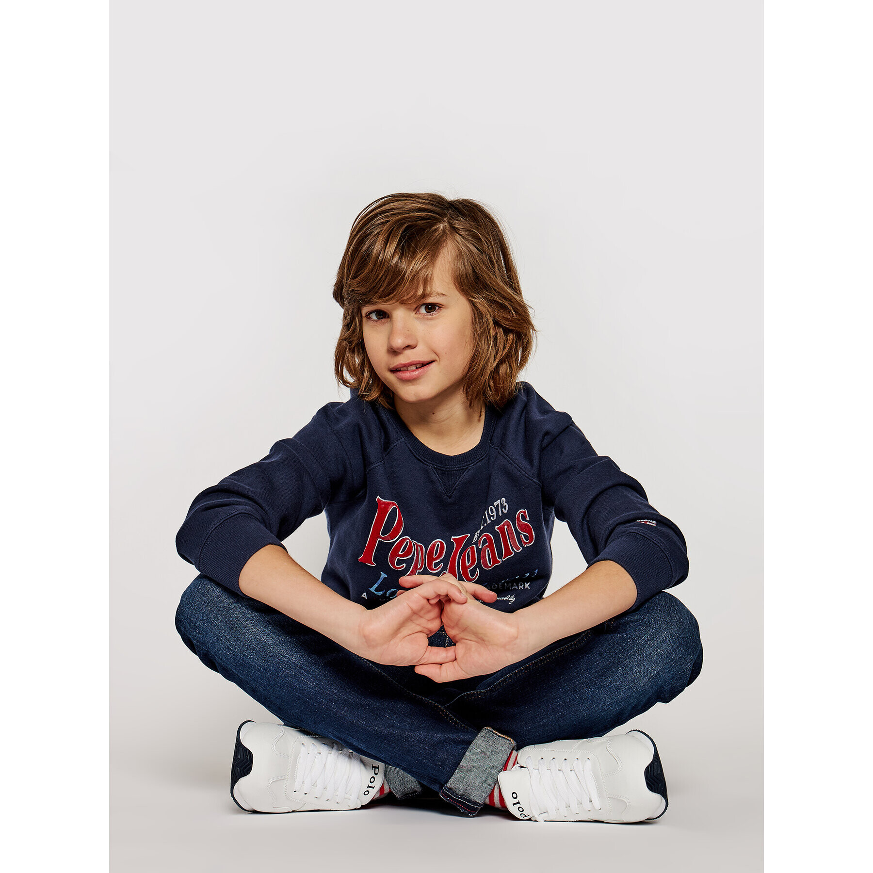Pepe Jeans Суитшърт Arthur PB581260 Тъмносин Regular Fit - Pepit.bg