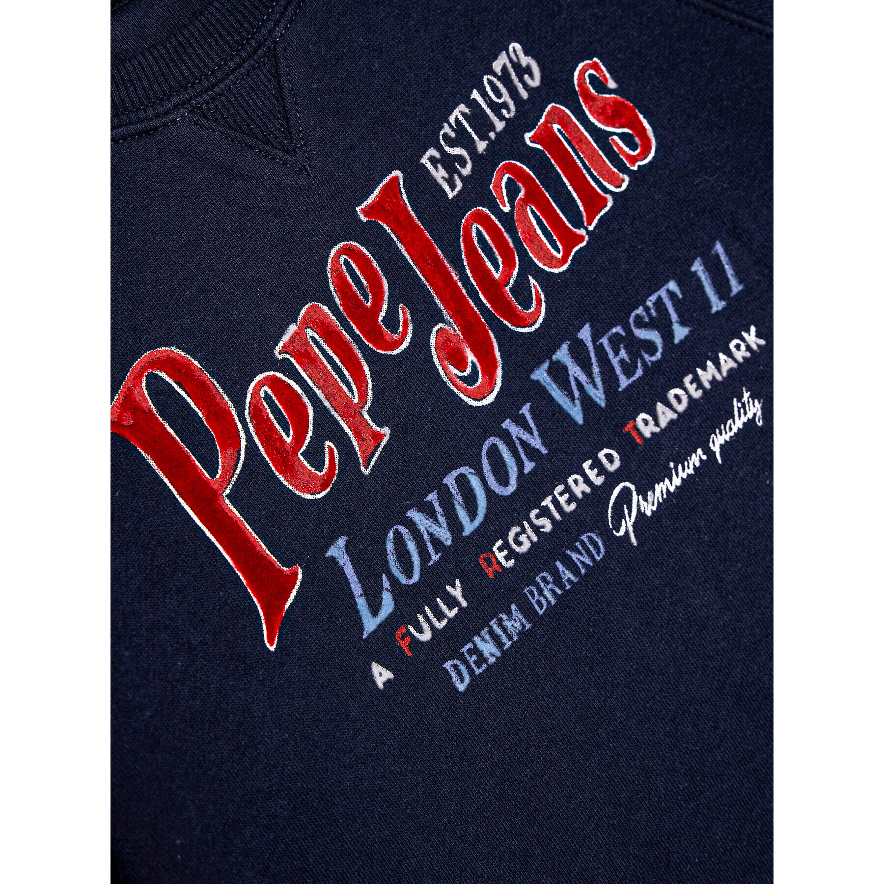 Pepe Jeans Суитшърт Arthur PB581260 Тъмносин Regular Fit - Pepit.bg