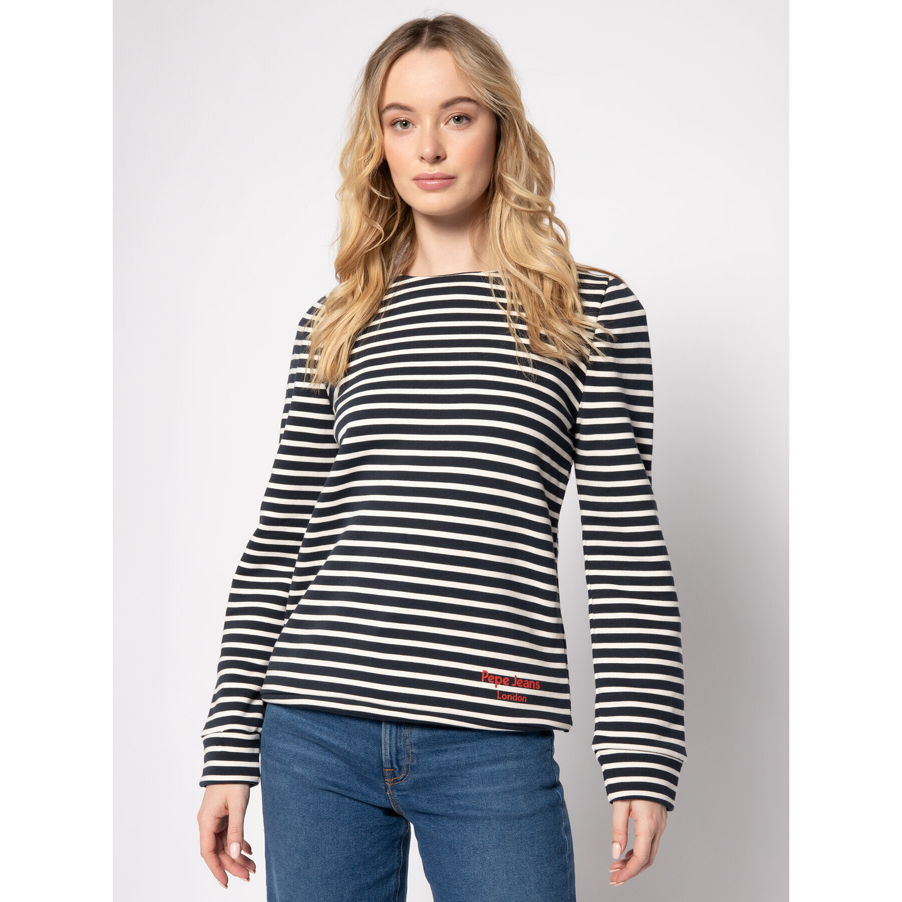 Pepe Jeans Суитшърт Belen PL580910 Тъмносин Regular Fit - Pepit.bg