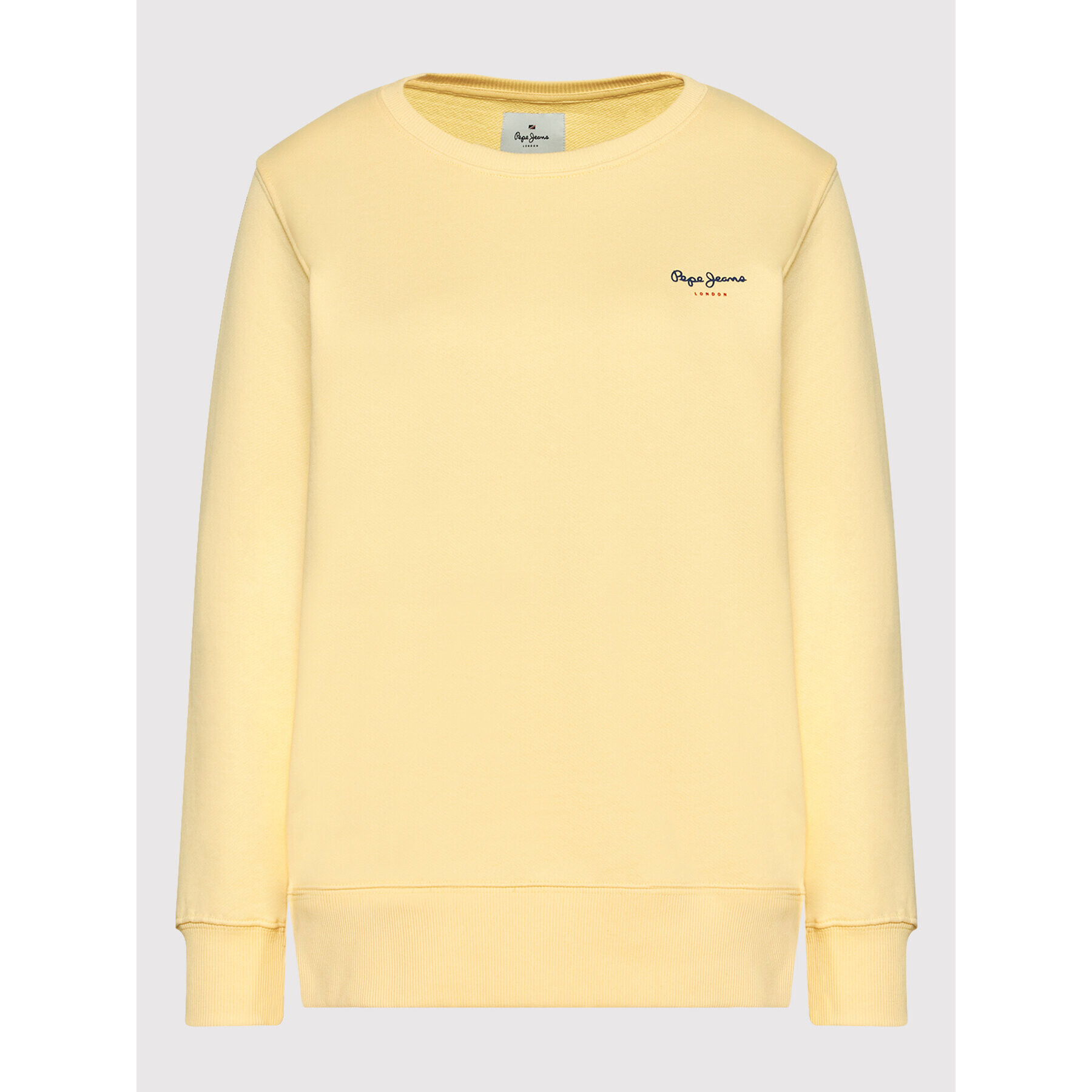 Pepe Jeans Суитшърт Calista PL581189 Жълт Regular Fit - Pepit.bg
