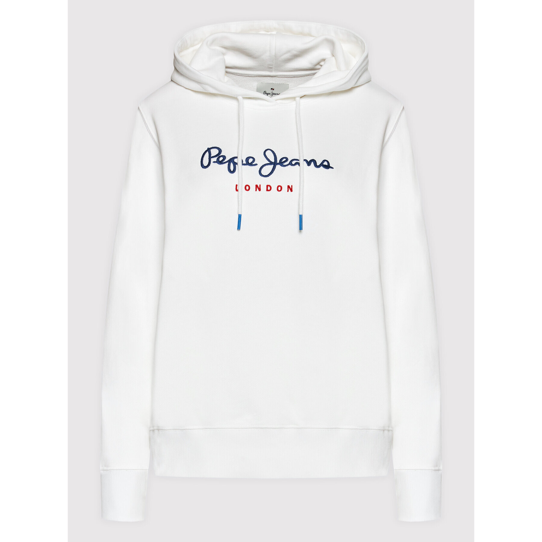 Pepe Jeans Суитшърт Calista PL581190 Бял Regular Fit - Pepit.bg