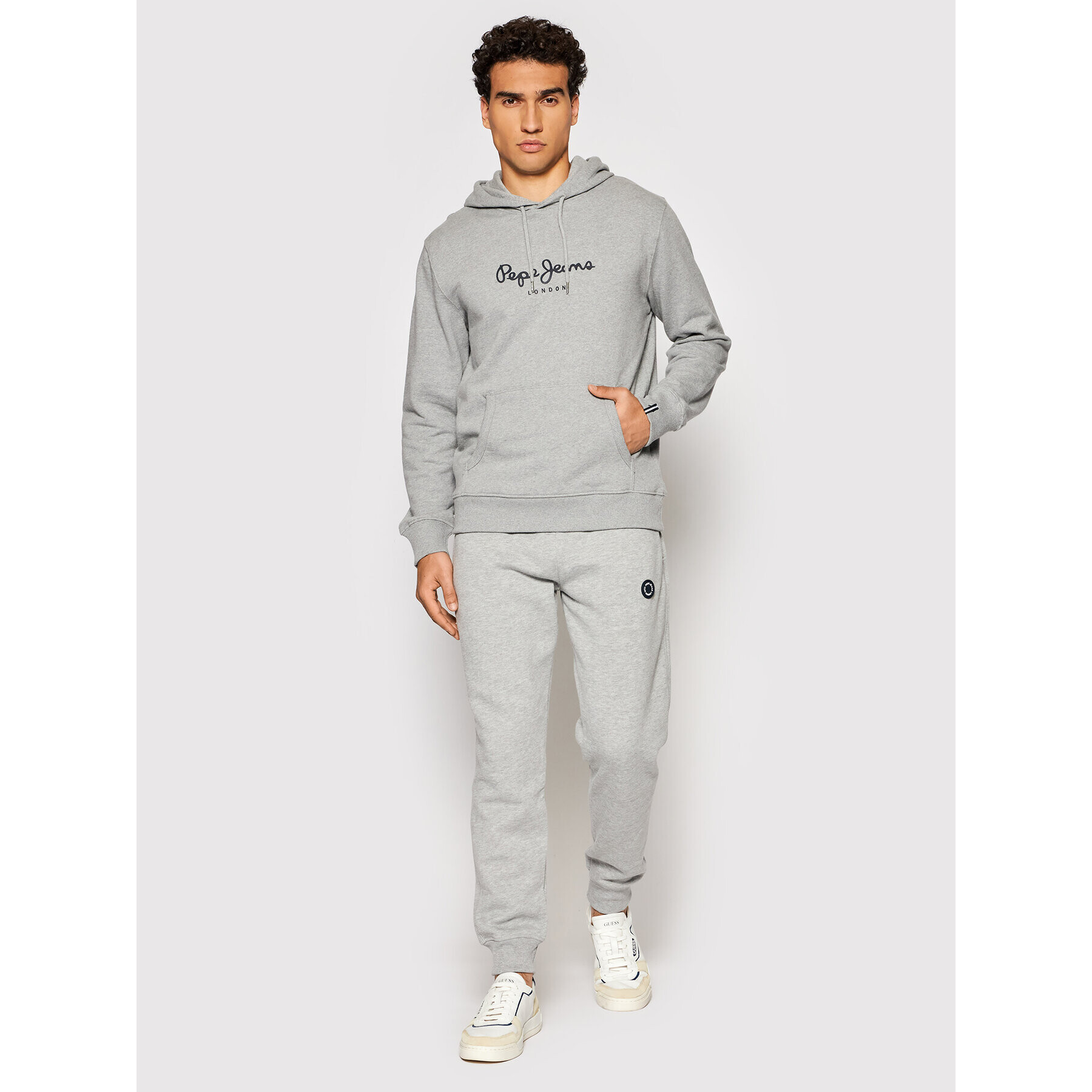 Pepe Jeans Суитшърт Dariel PM582044 Сив Regular Fit - Pepit.bg