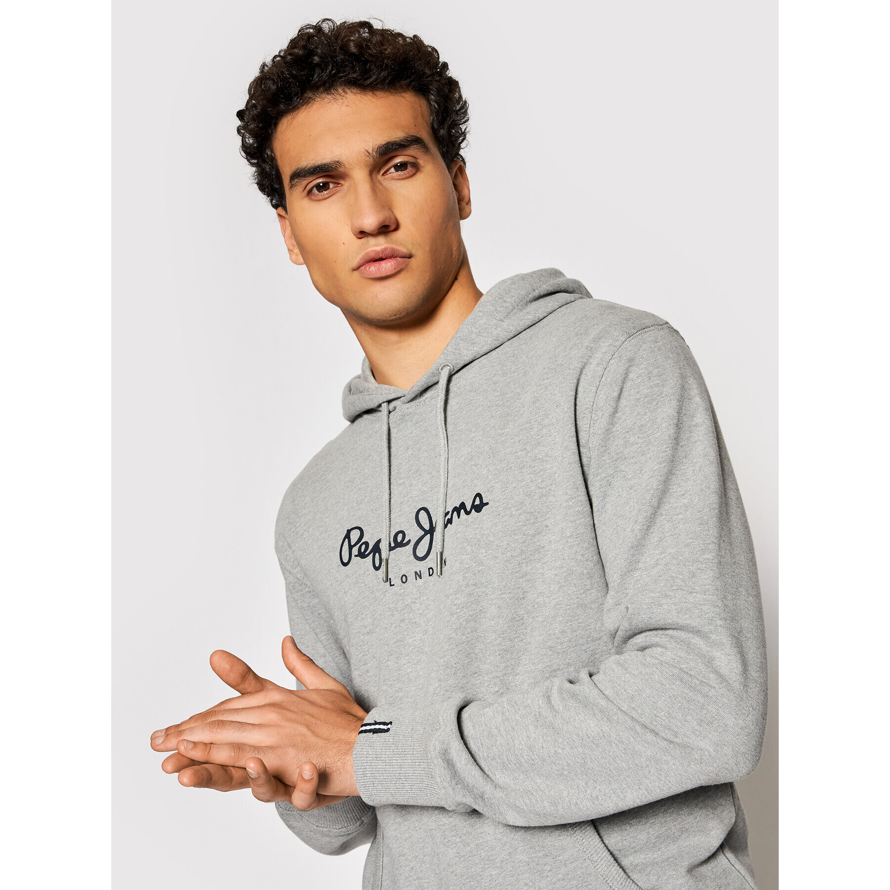 Pepe Jeans Суитшърт Dariel PM582044 Сив Regular Fit - Pepit.bg