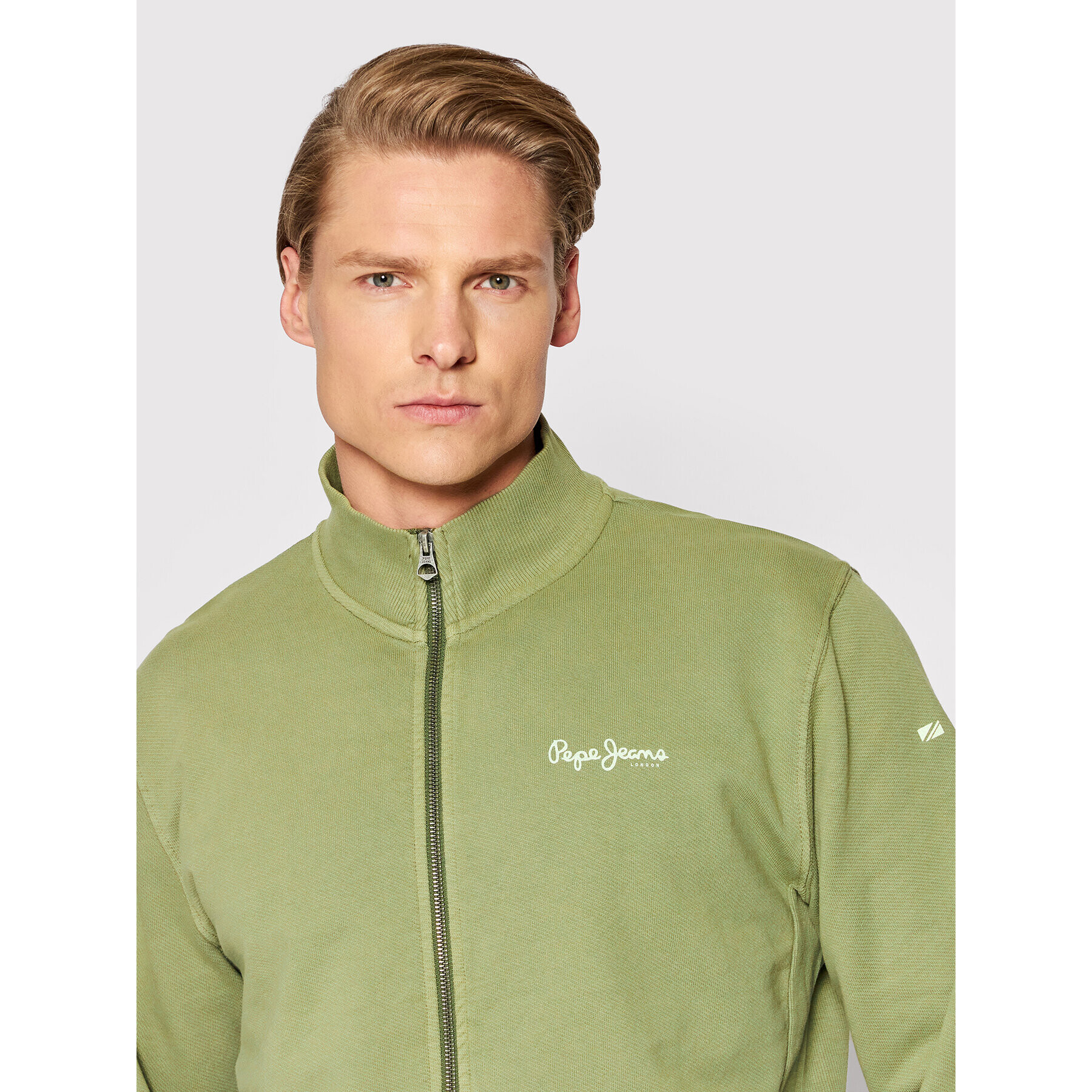 Pepe Jeans Суитшърт Destin PM582180 Зелен Regular Fit - Pepit.bg