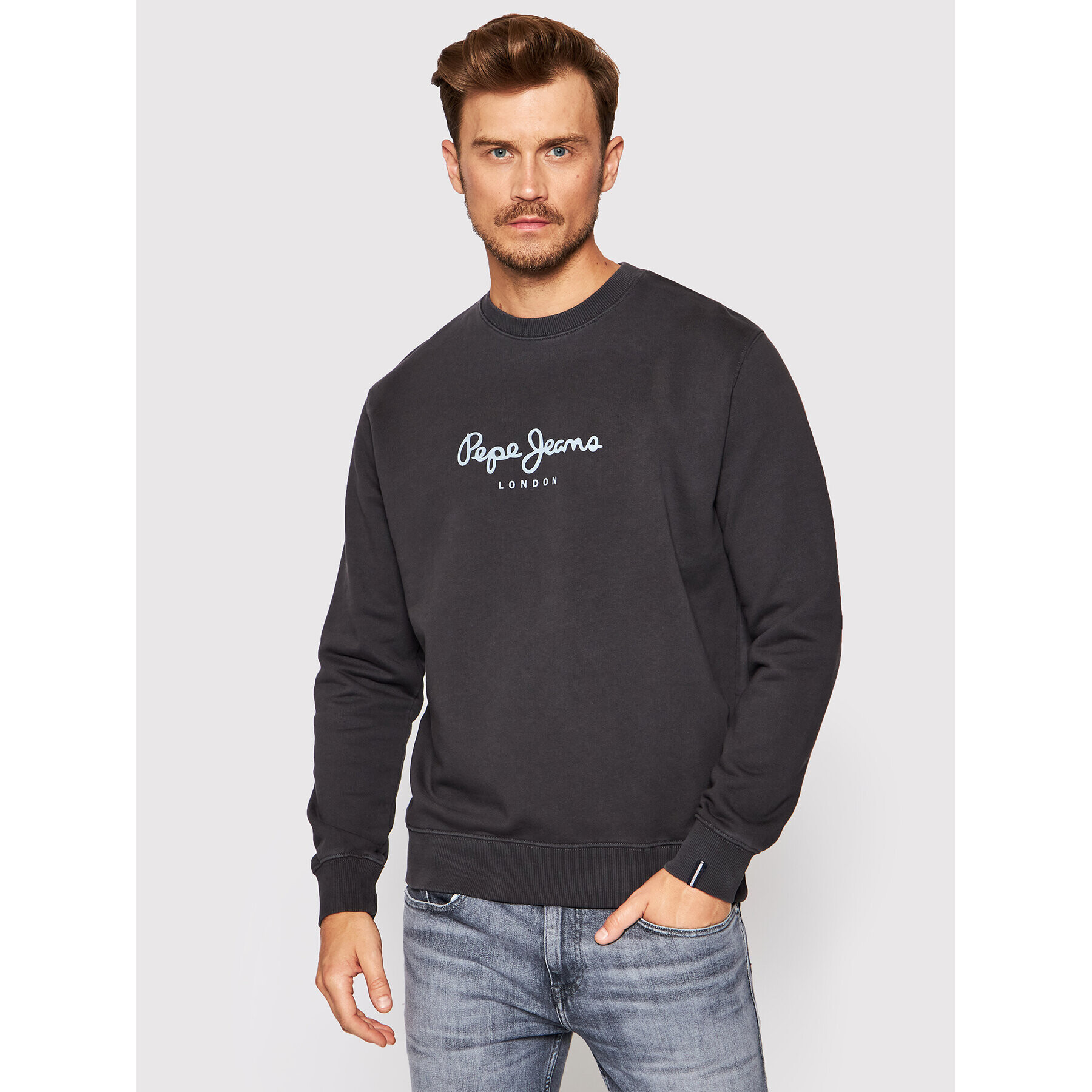 Pepe Jeans Суитшърт Dylan PM582056 Черен Regular Fit - Pepit.bg