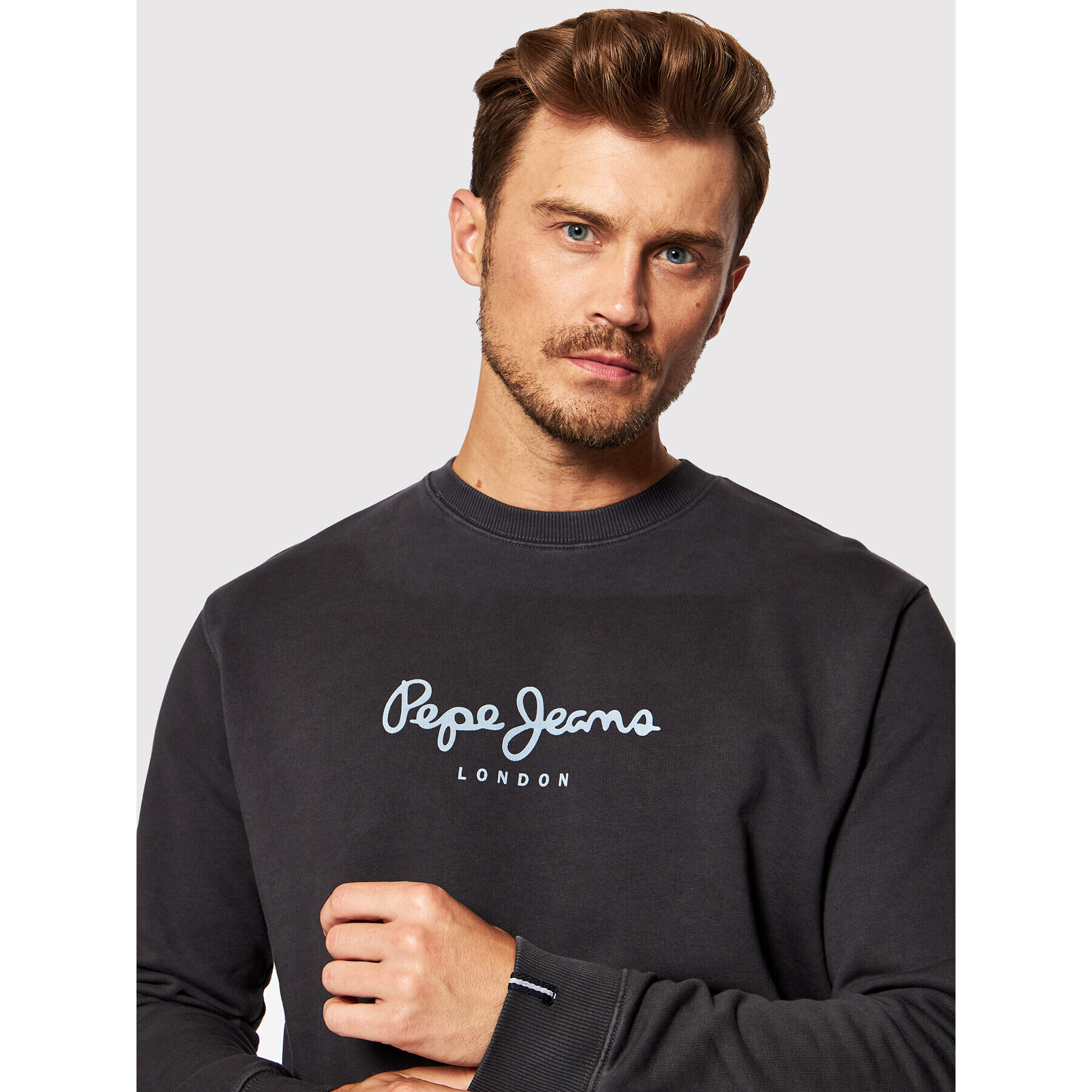 Pepe Jeans Суитшърт Dylan PM582056 Черен Regular Fit - Pepit.bg