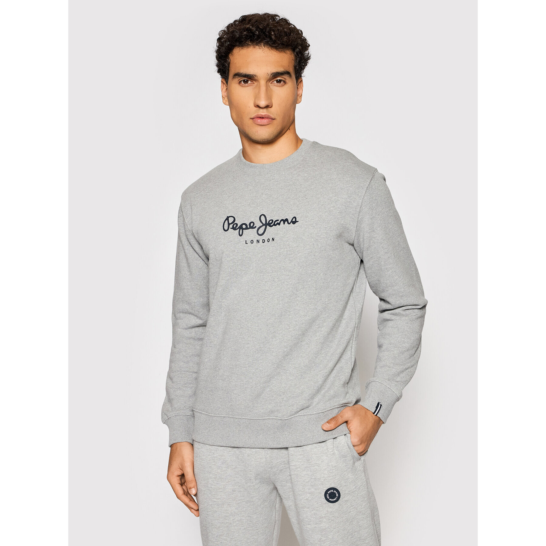 Pepe Jeans Суитшърт Dylan PM582056 Сив Regular Fit - Pepit.bg