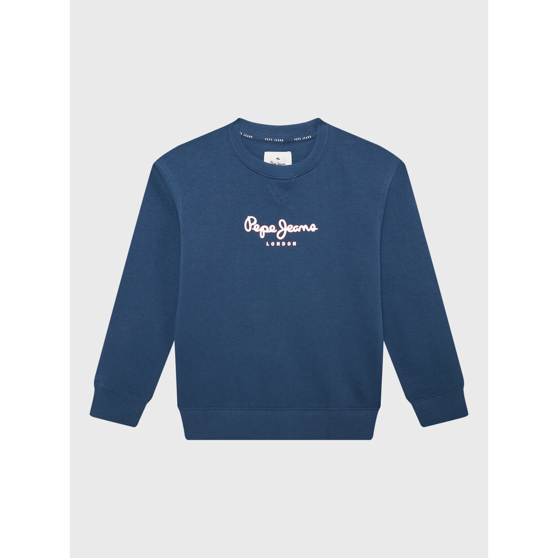 Pepe Jeans Суитшърт Eddie Crew PB581444 Син Regular Fit - Pepit.bg