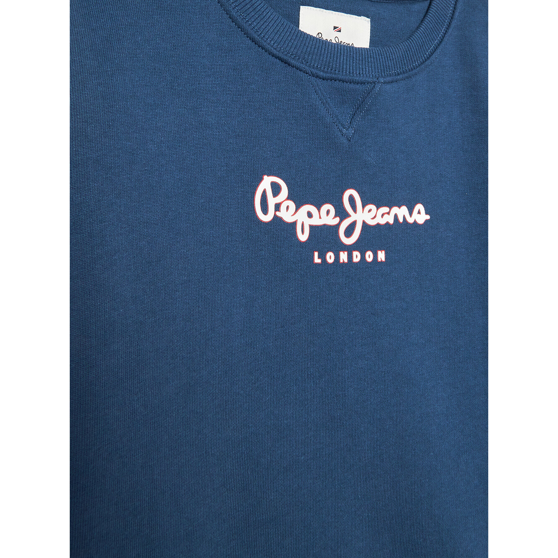 Pepe Jeans Суитшърт Eddie Crew PB581444 Син Regular Fit - Pepit.bg