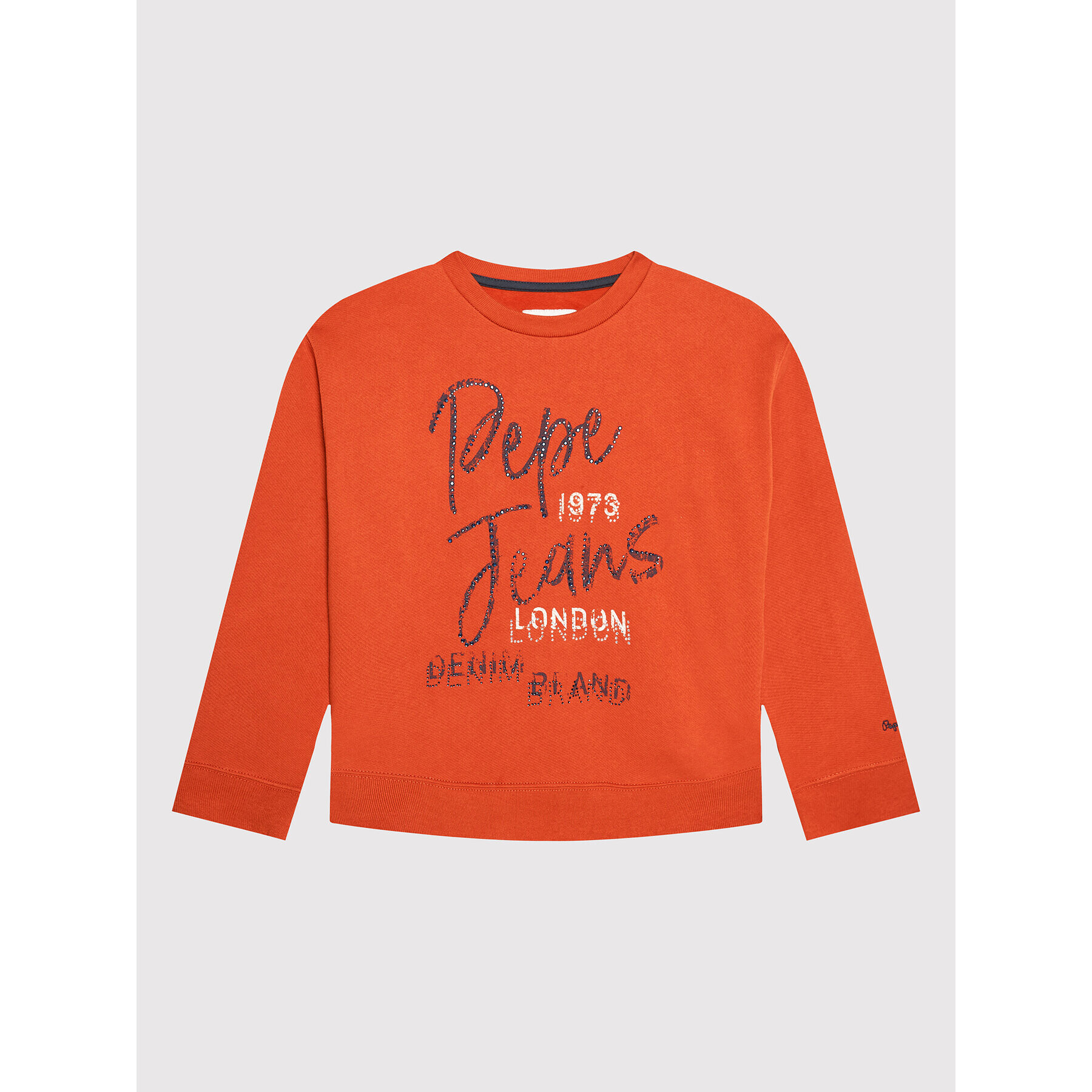 Pepe Jeans Суитшърт Elisabeth PG581201 Оранжев Regular Fit - Pepit.bg