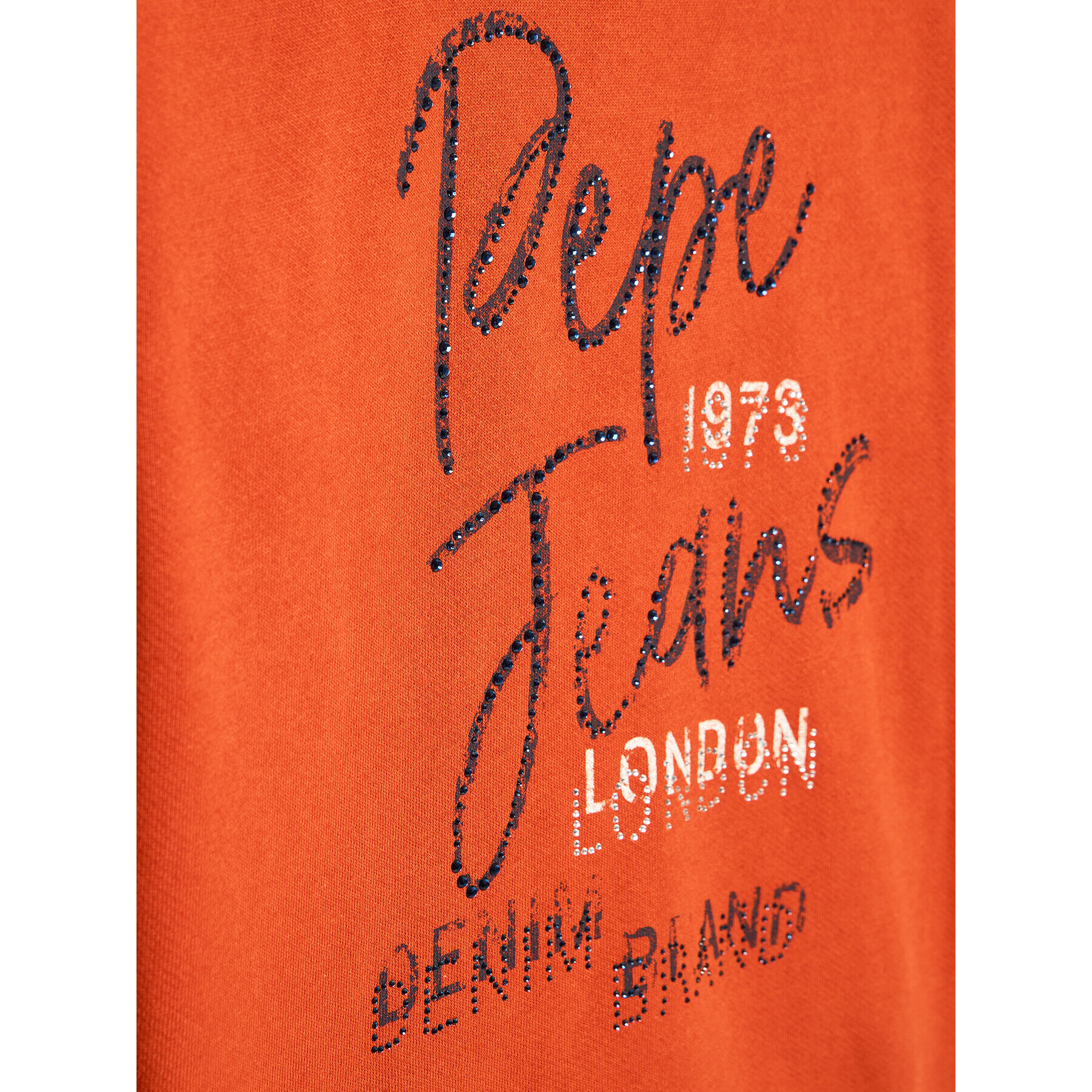 Pepe Jeans Суитшърт Elisabeth PG581201 Оранжев Regular Fit - Pepit.bg