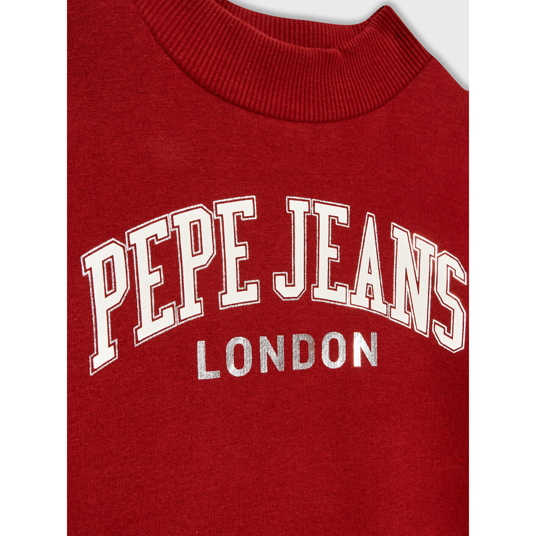 Pepe Jeans Суитшърт Elisabeth PG581252 Червен Relaxed Fit - Pepit.bg