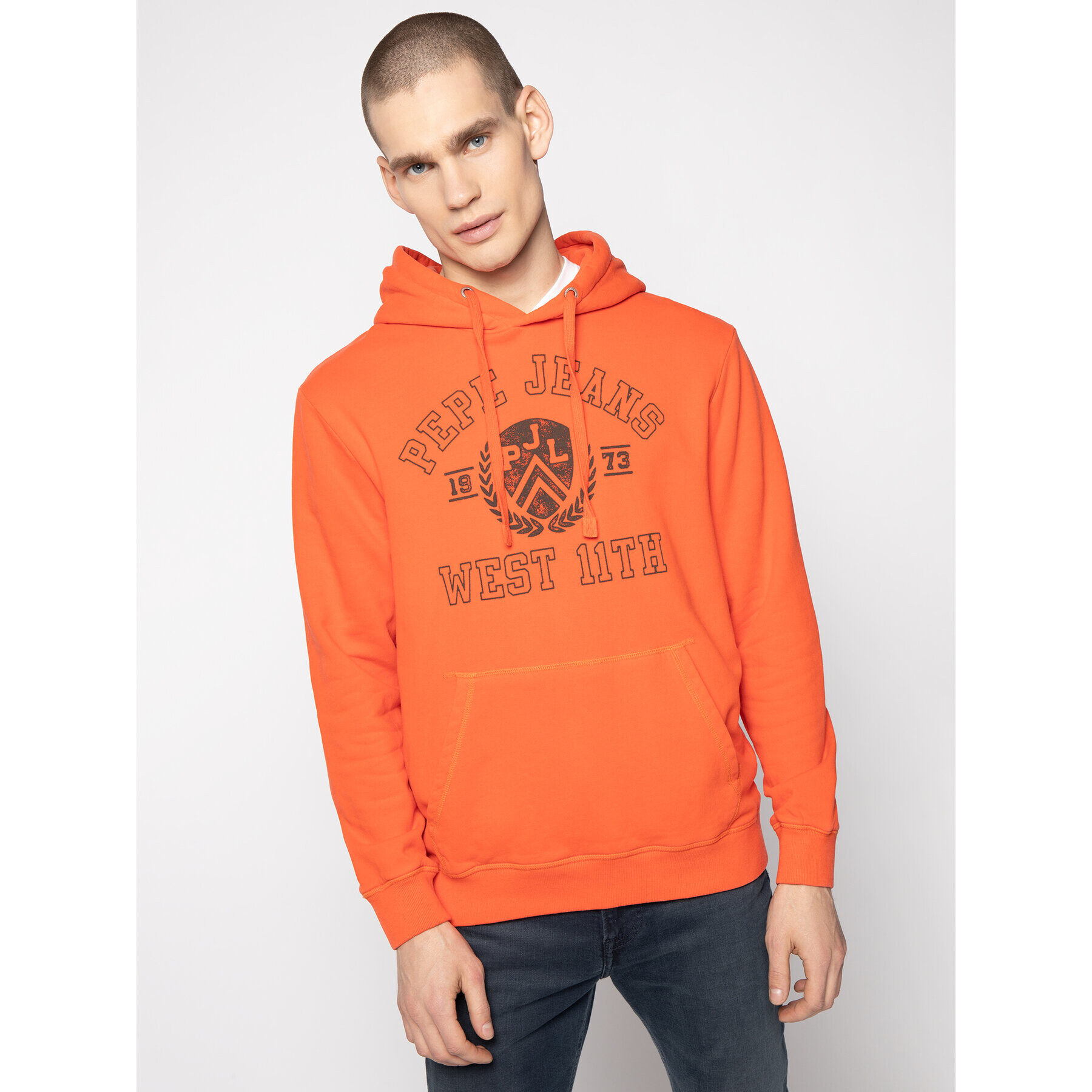 Pepe Jeans Суитшърт Garrett PM581799 Червен Regular Fit - Pepit.bg