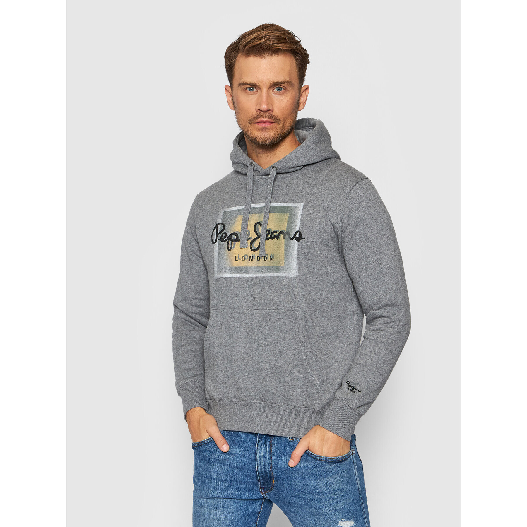 Pepe Jeans Суитшърт Inaki PM58204 Сив Regular Fit - Pepit.bg