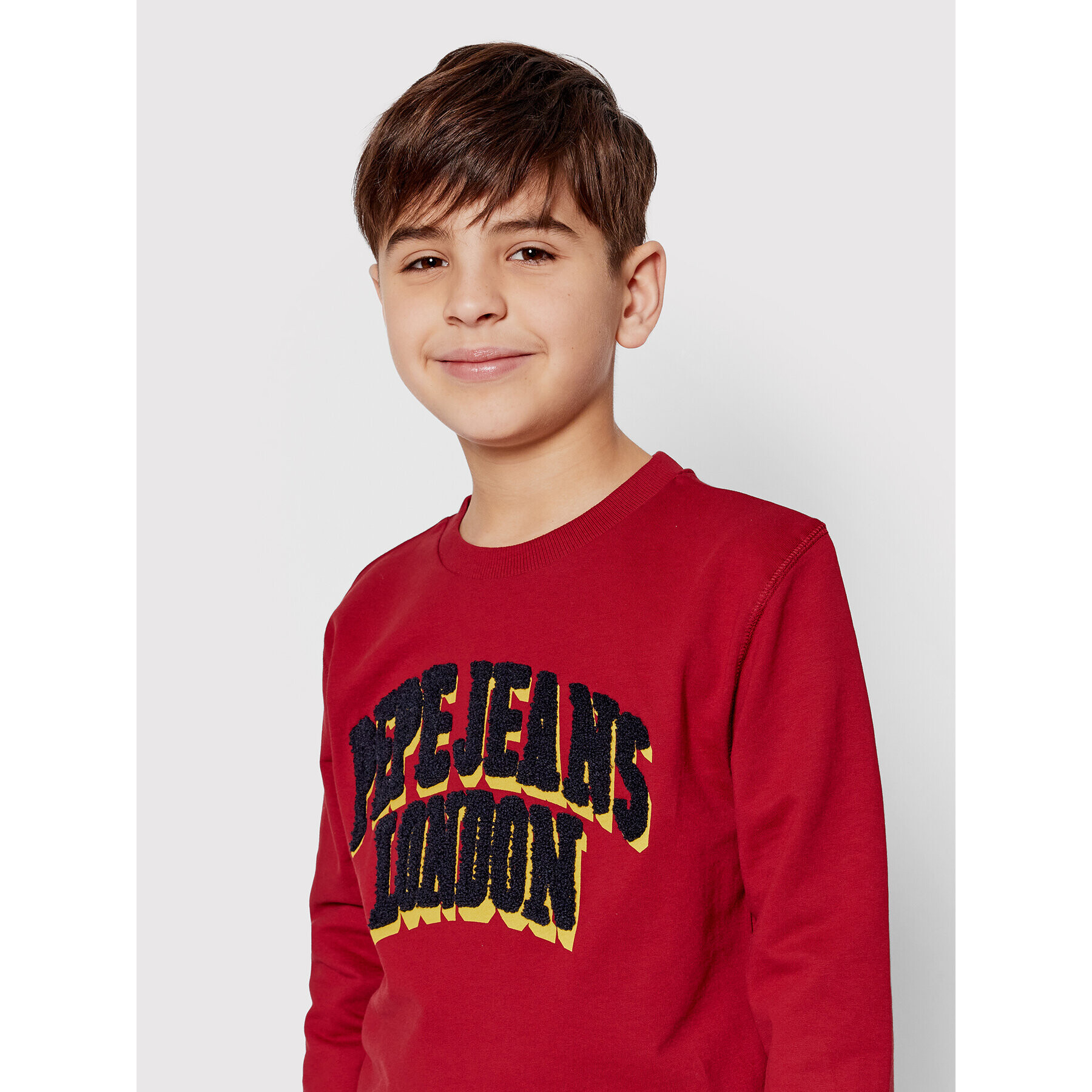 Pepe Jeans Суитшърт Jameson PB581346 Бордо Regular Fit - Pepit.bg