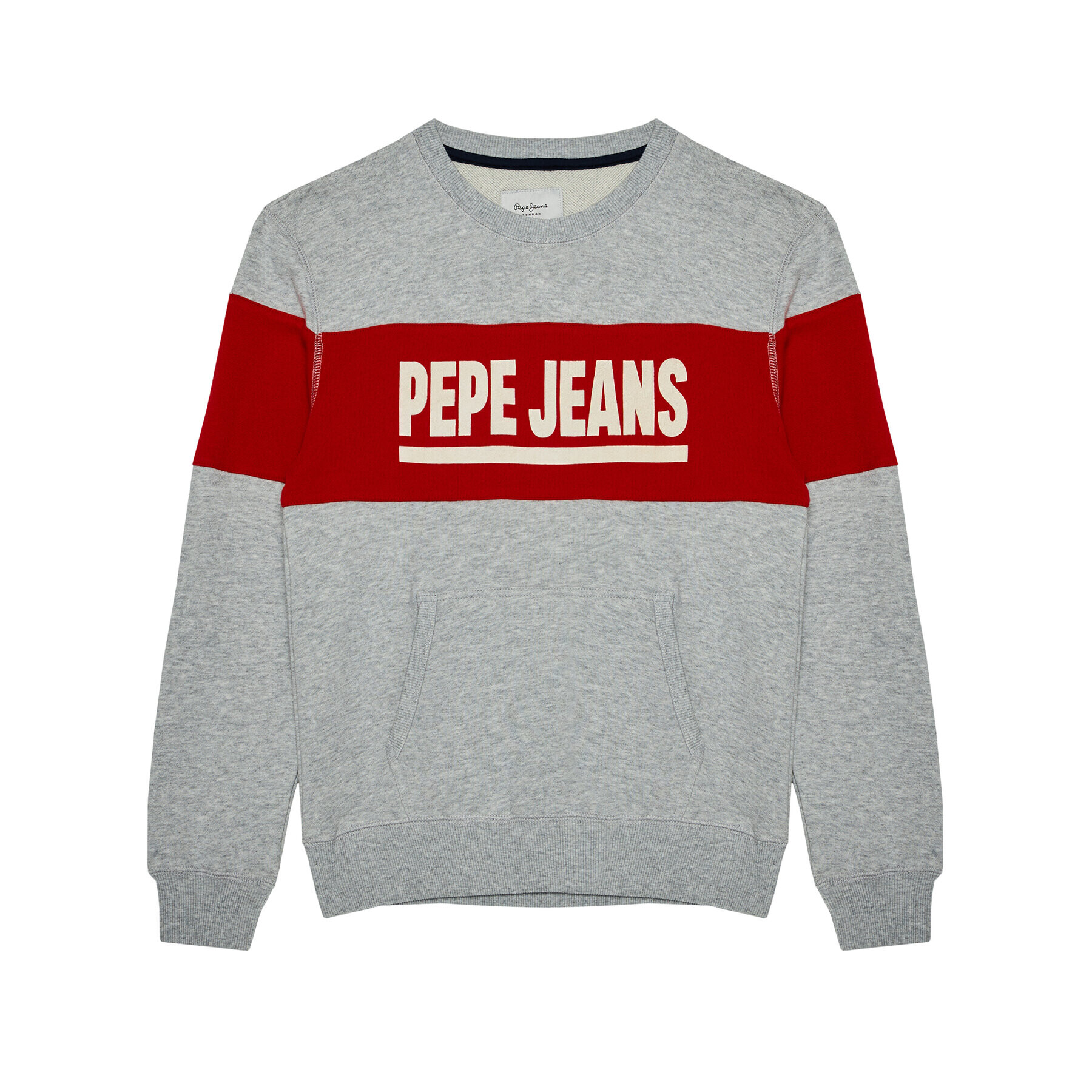 Pepe Jeans Суитшърт Keith PB581249 Сив Regular Fit - Pepit.bg