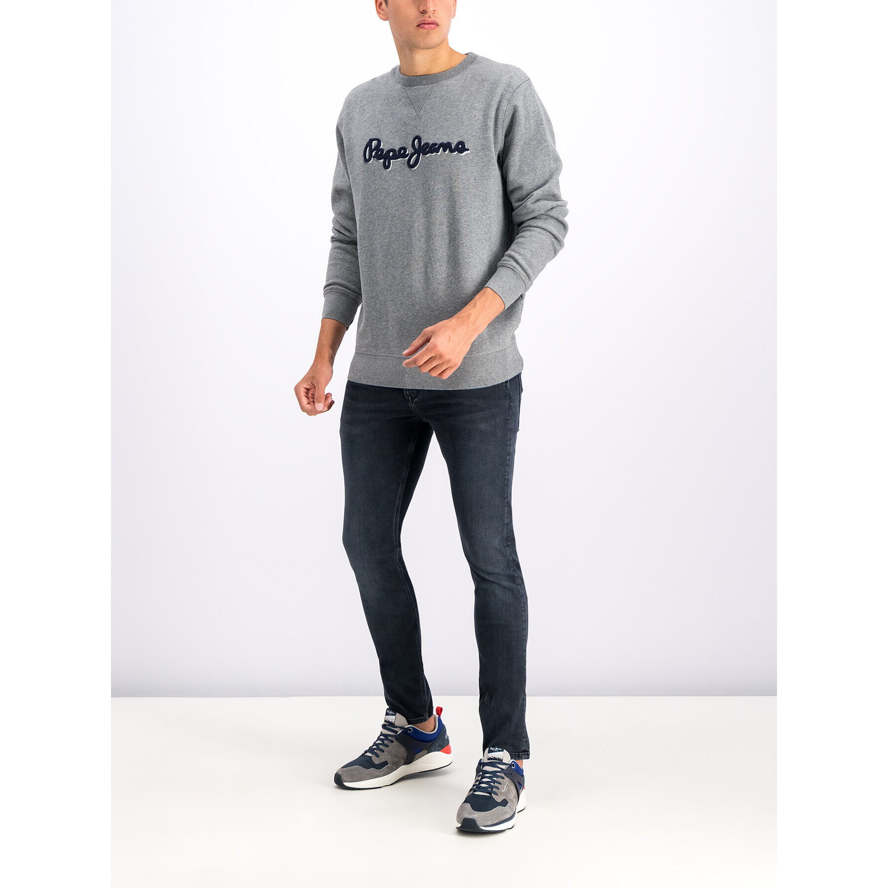 Pepe Jeans Суитшърт Lamont PM581649 Сив Regular Fit - Pepit.bg