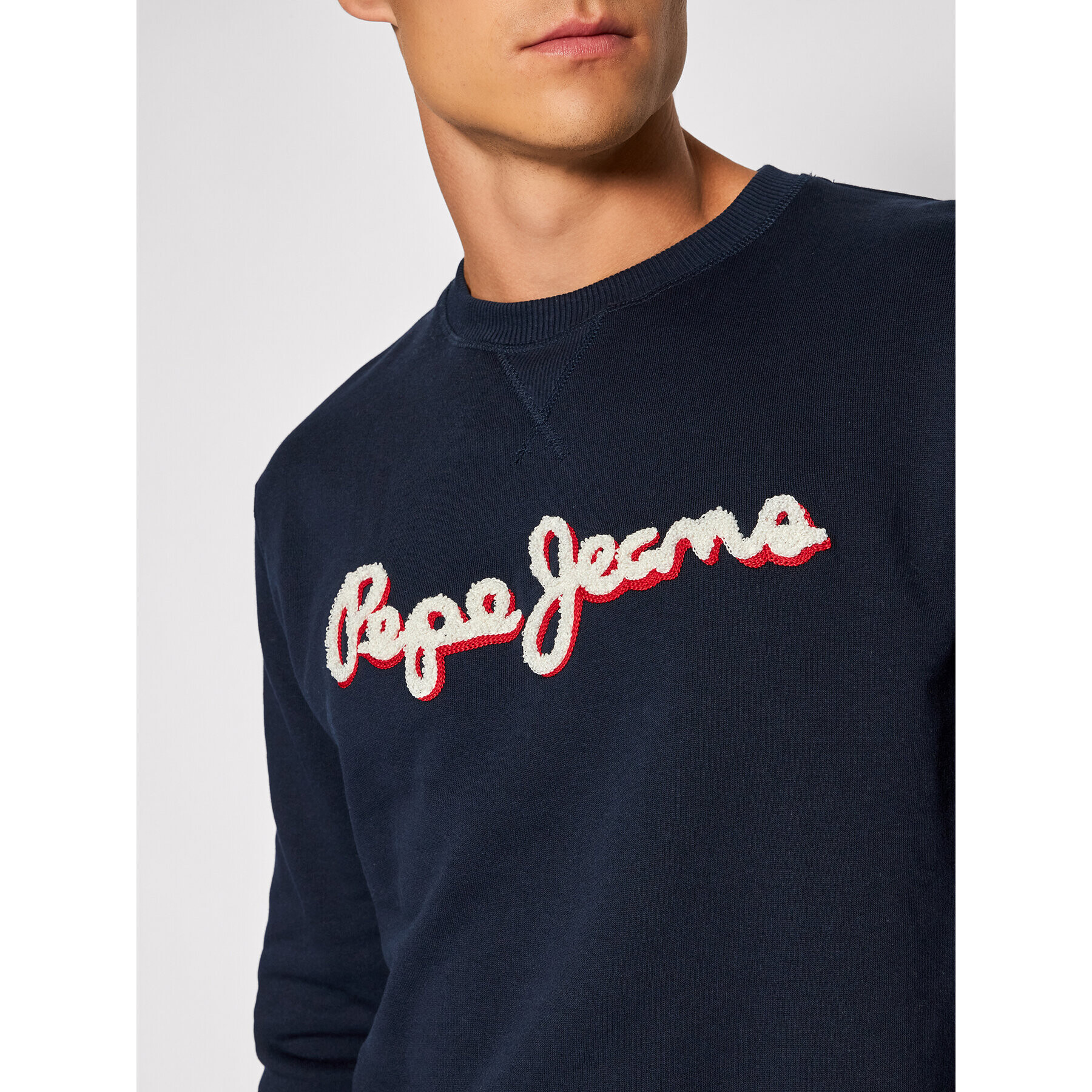 Pepe Jeans Суитшърт Lamont PM581649 Тъмносин Regular Fit - Pepit.bg