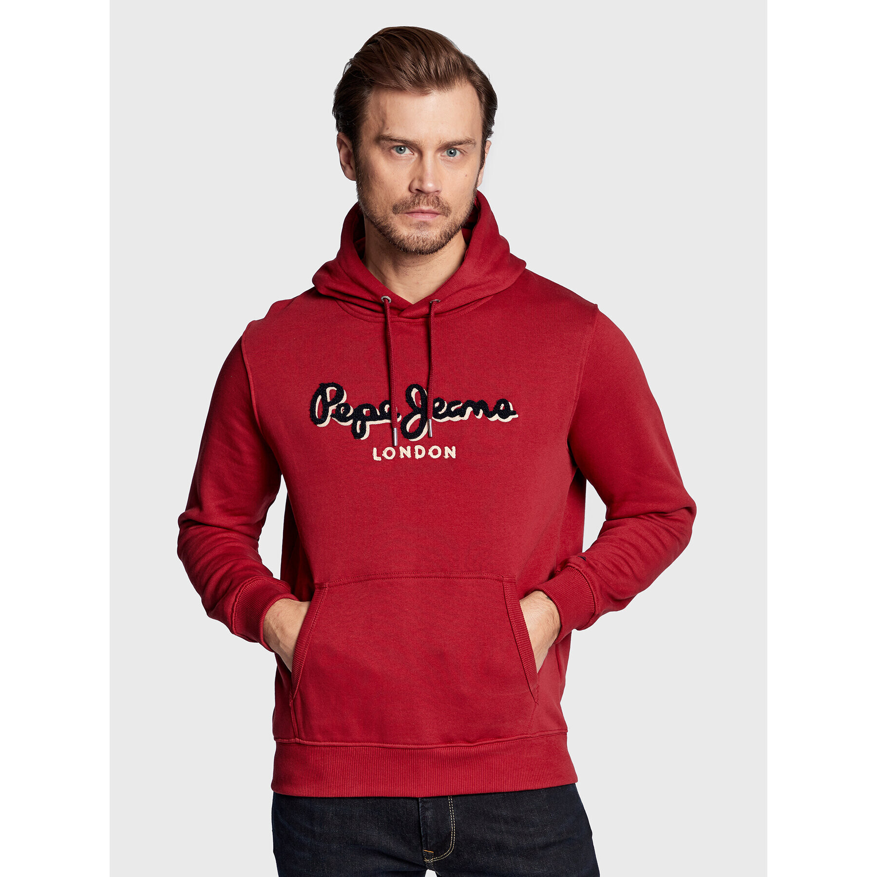 Pepe Jeans Суитшърт Lamont PM582243 Червен Regular Fit - Pepit.bg