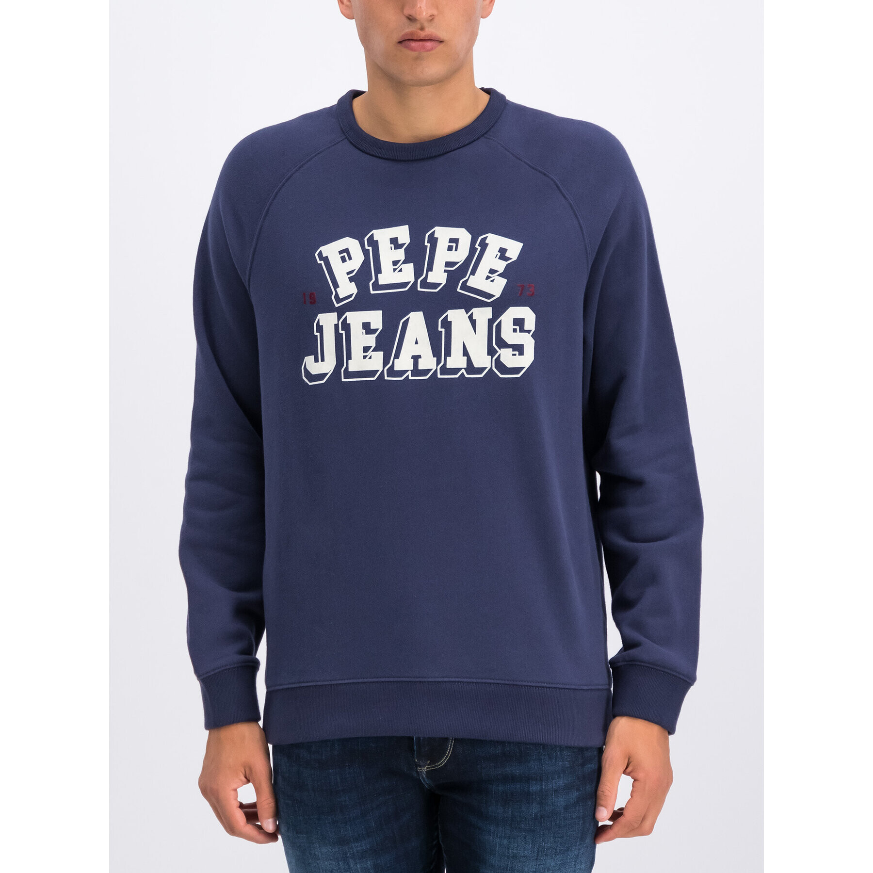 Pepe Jeans Суитшърт Linus PM581654 Тъмносин Regular Fit - Pepit.bg