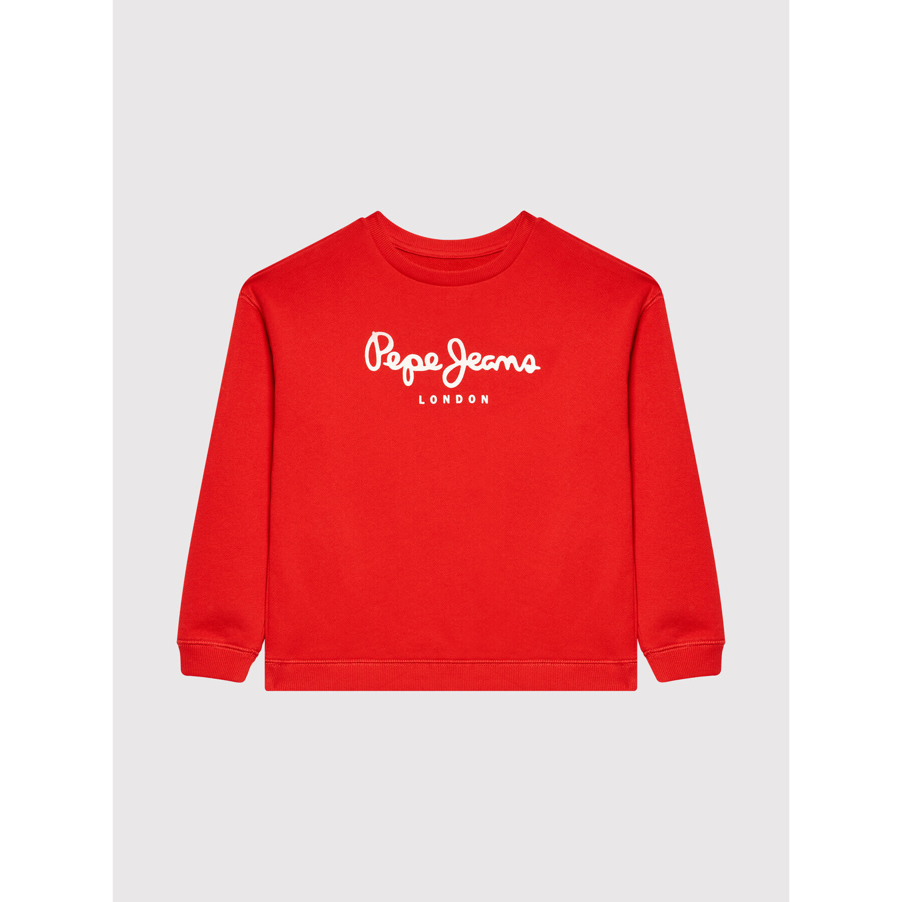 Pepe Jeans Суитшърт Logo Rose PG581246 Червен Regular Fit - Pepit.bg