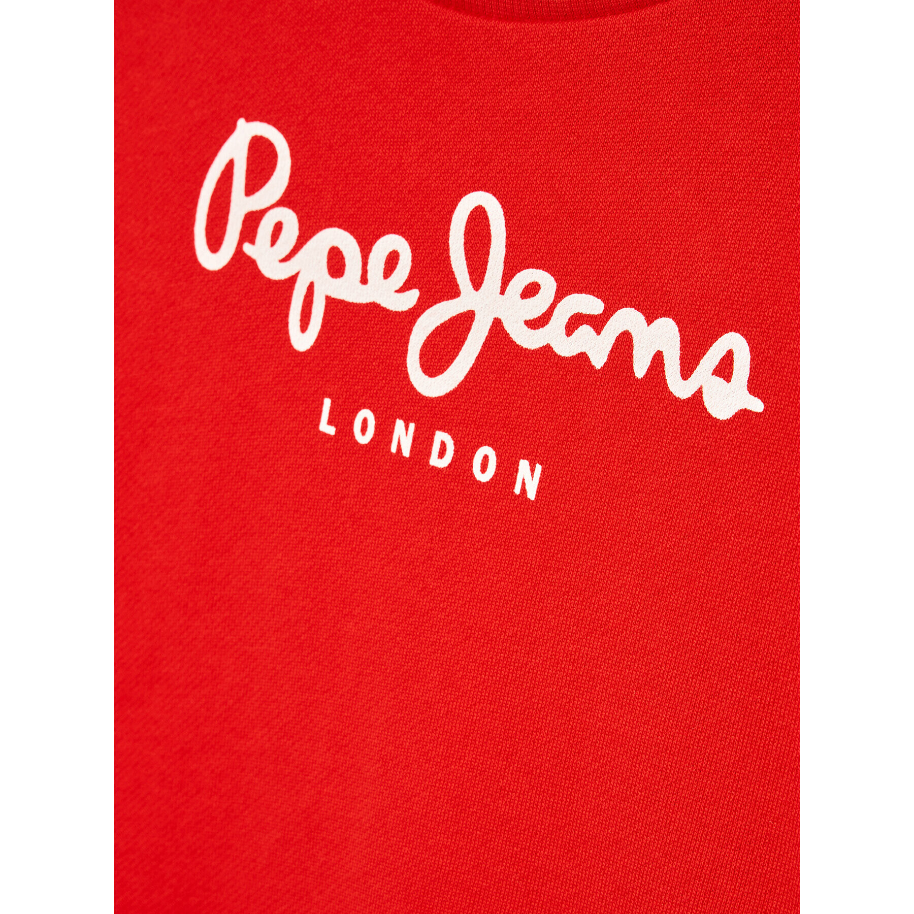 Pepe Jeans Суитшърт Logo Rose PG581246 Червен Regular Fit - Pepit.bg