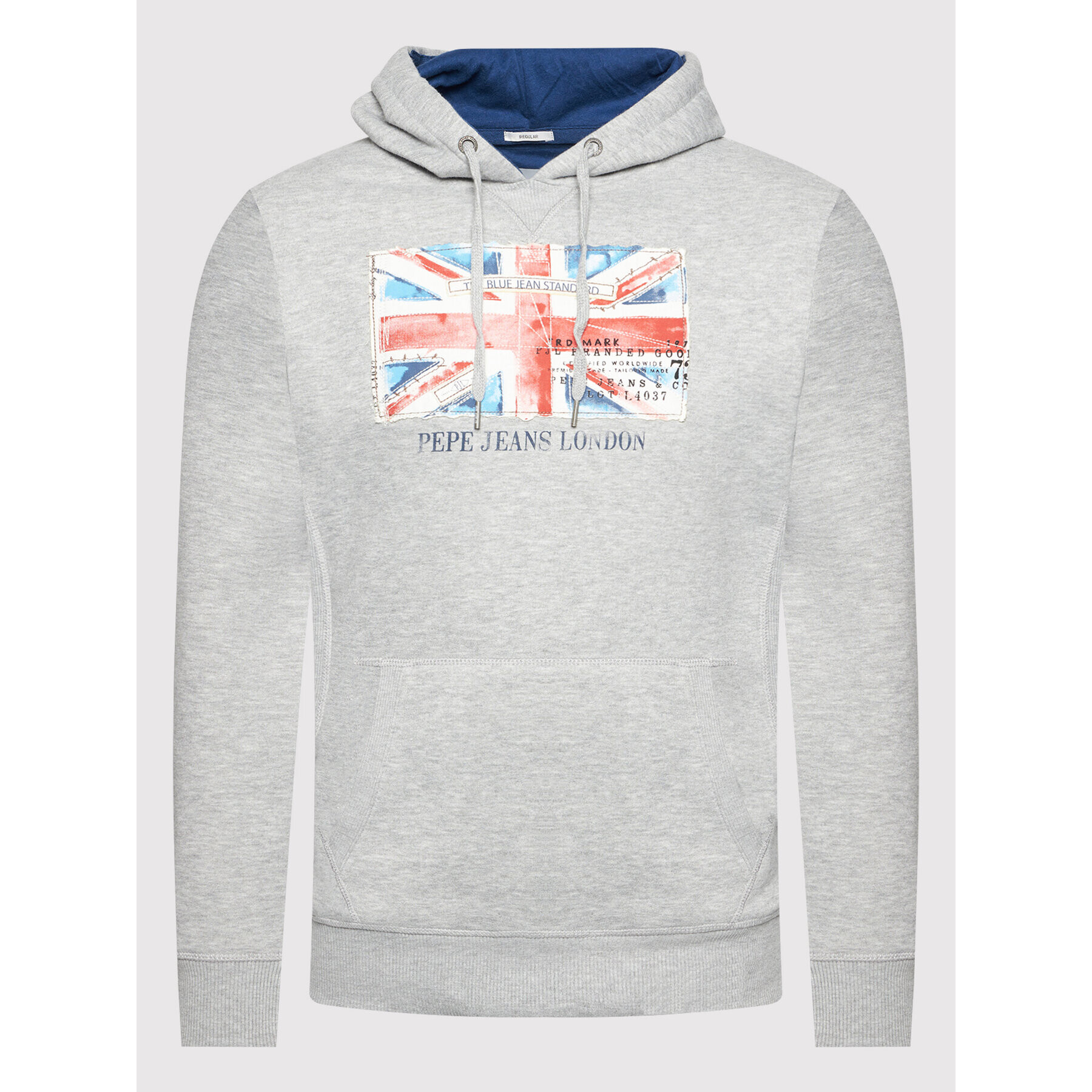 Pepe Jeans Суитшърт Mario PM581905 Сив Regular Fit - Pepit.bg