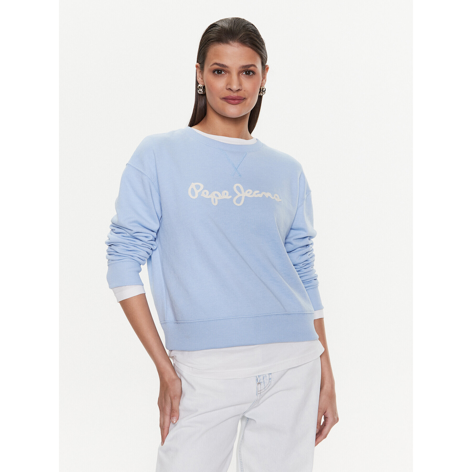 Pepe Jeans Суитшърт Nanettes PL581347 Син Regular Fit - Pepit.bg