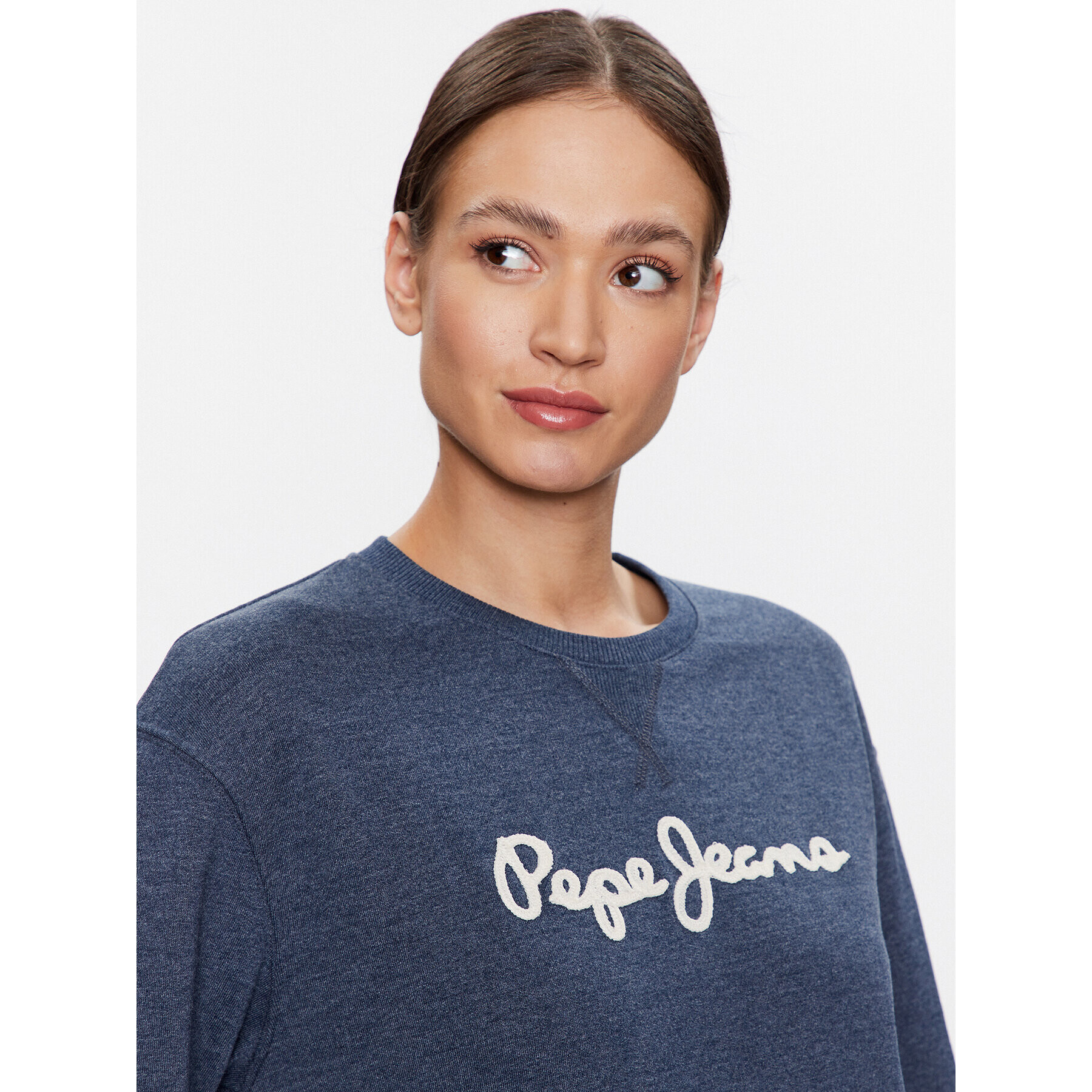 Pepe Jeans Суитшърт Nanettes PL581347 Тъмносин Regular Fit - Pepit.bg