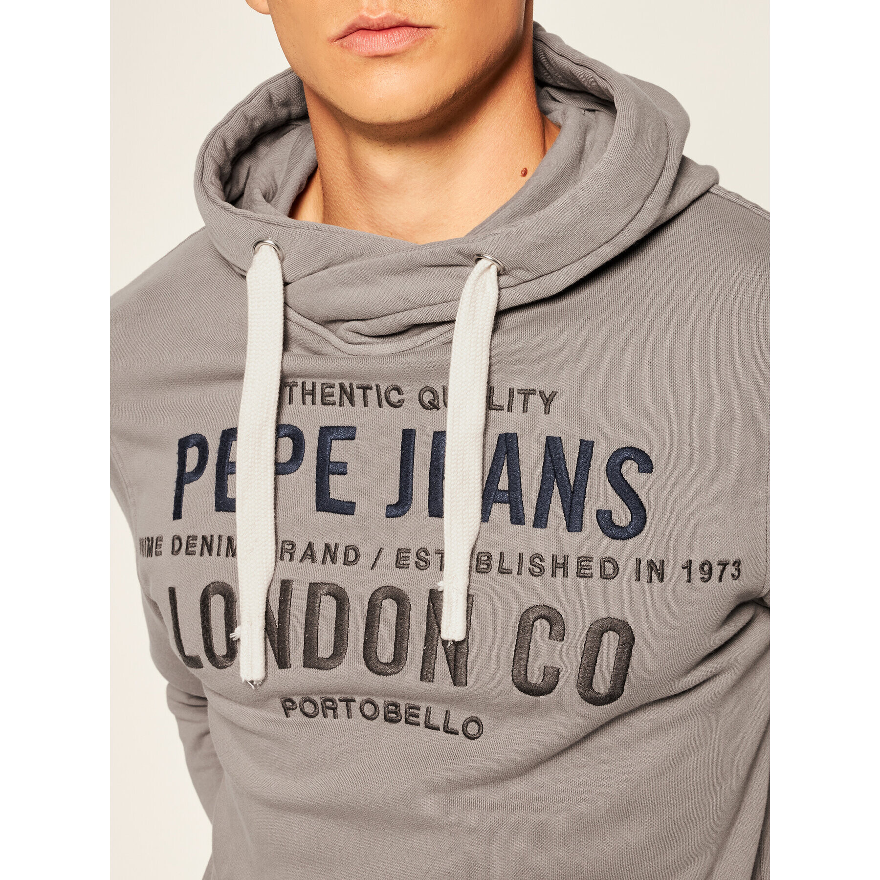 Pepe Jeans Суитшърт Neville PM581816 Сив Regular Fit - Pepit.bg