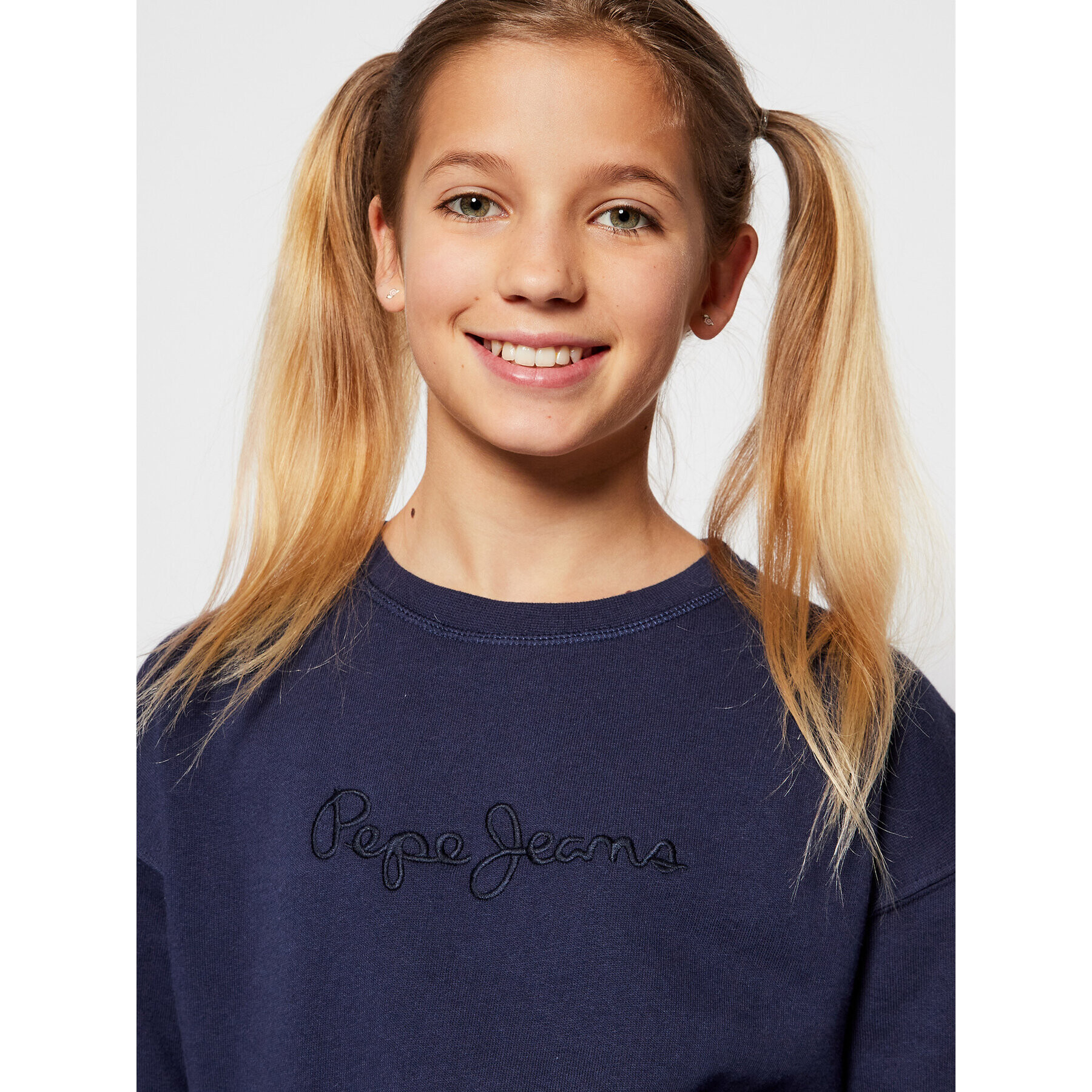 Pepe Jeans Суитшърт PG580756 Тъмносин Regular Fit - Pepit.bg