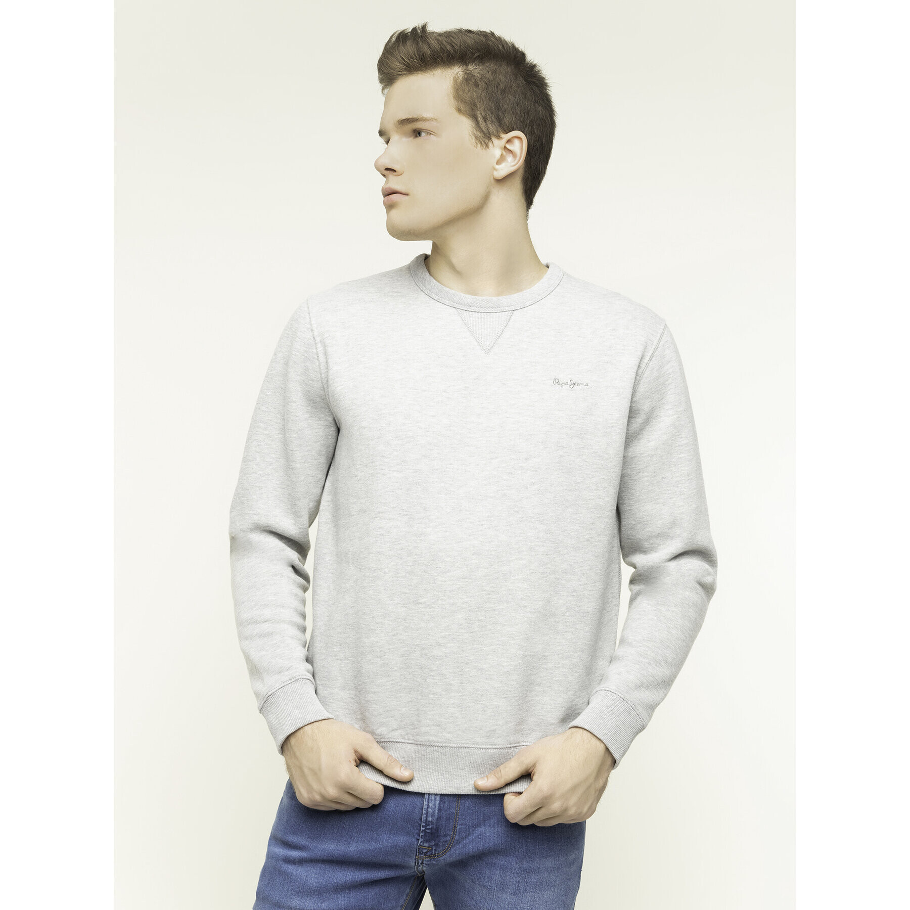 Pepe Jeans Суитшърт PM581140 Сив Regular Fit - Pepit.bg