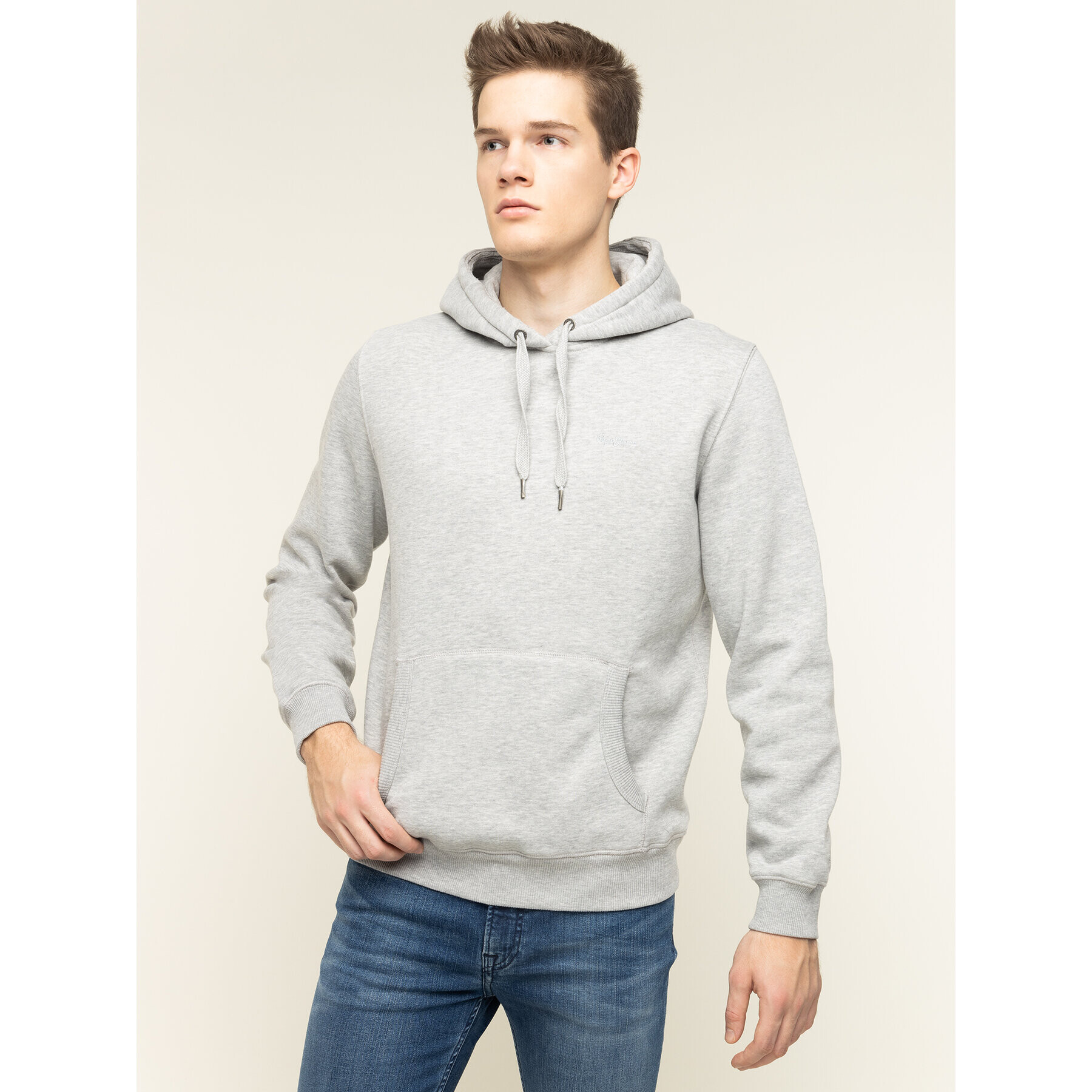 Pepe Jeans Суитшърт PM581155 Сив Regular Fit - Pepit.bg