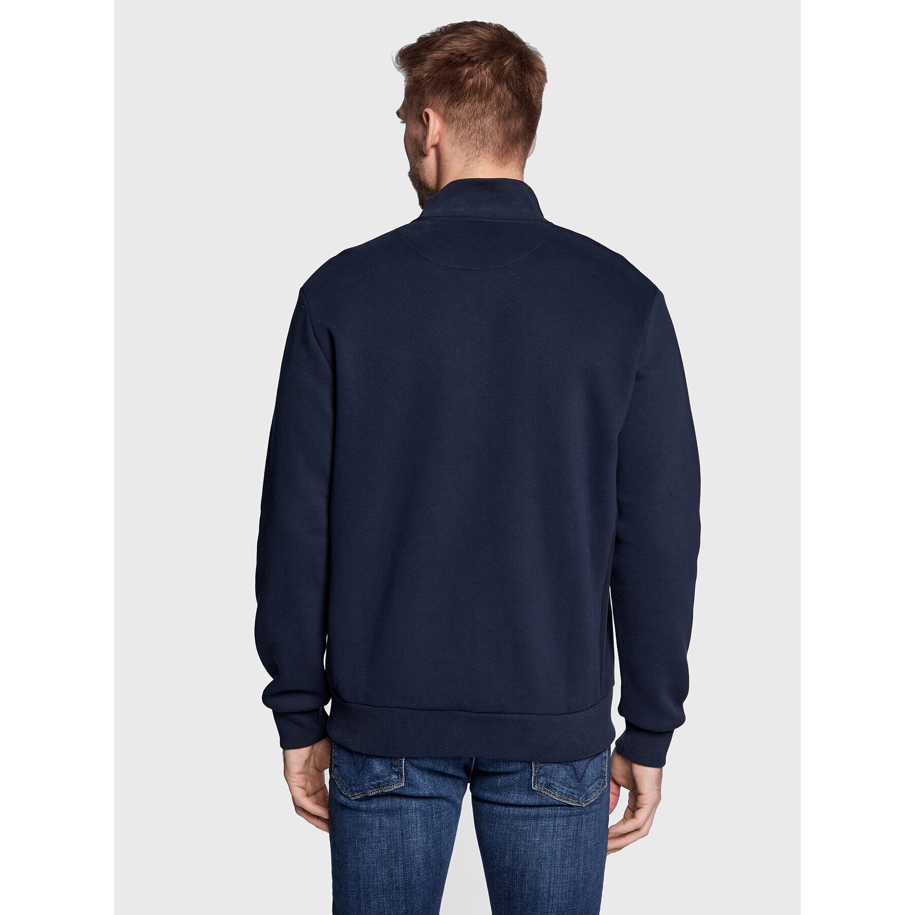 Pepe Jeans Суитшърт Prescott PM582280 Тъмносин Regular Fit - Pepit.bg