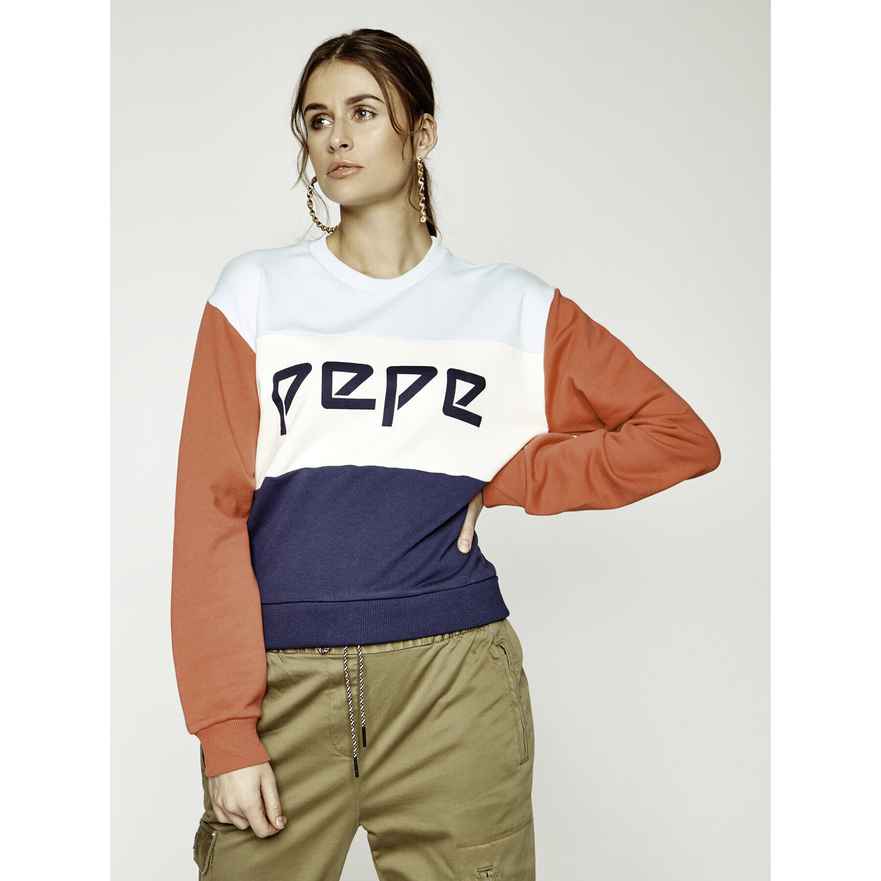 Pepe Jeans Суитшърт Primrose PL580963 Цветен Regular Fit - Pepit.bg