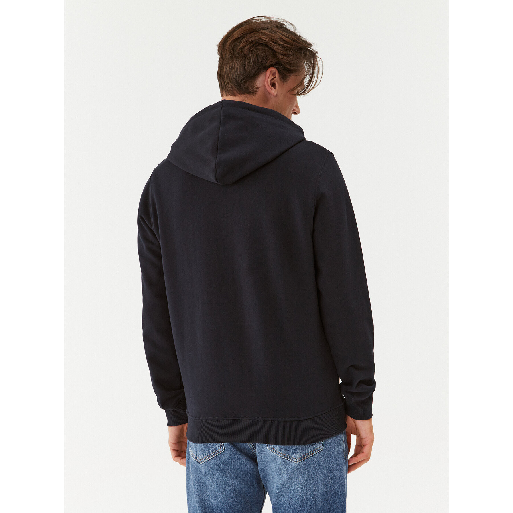 Pepe Jeans Суитшърт Ryan Hoodie PM582328 Тъмносин Regular Fit - Pepit.bg