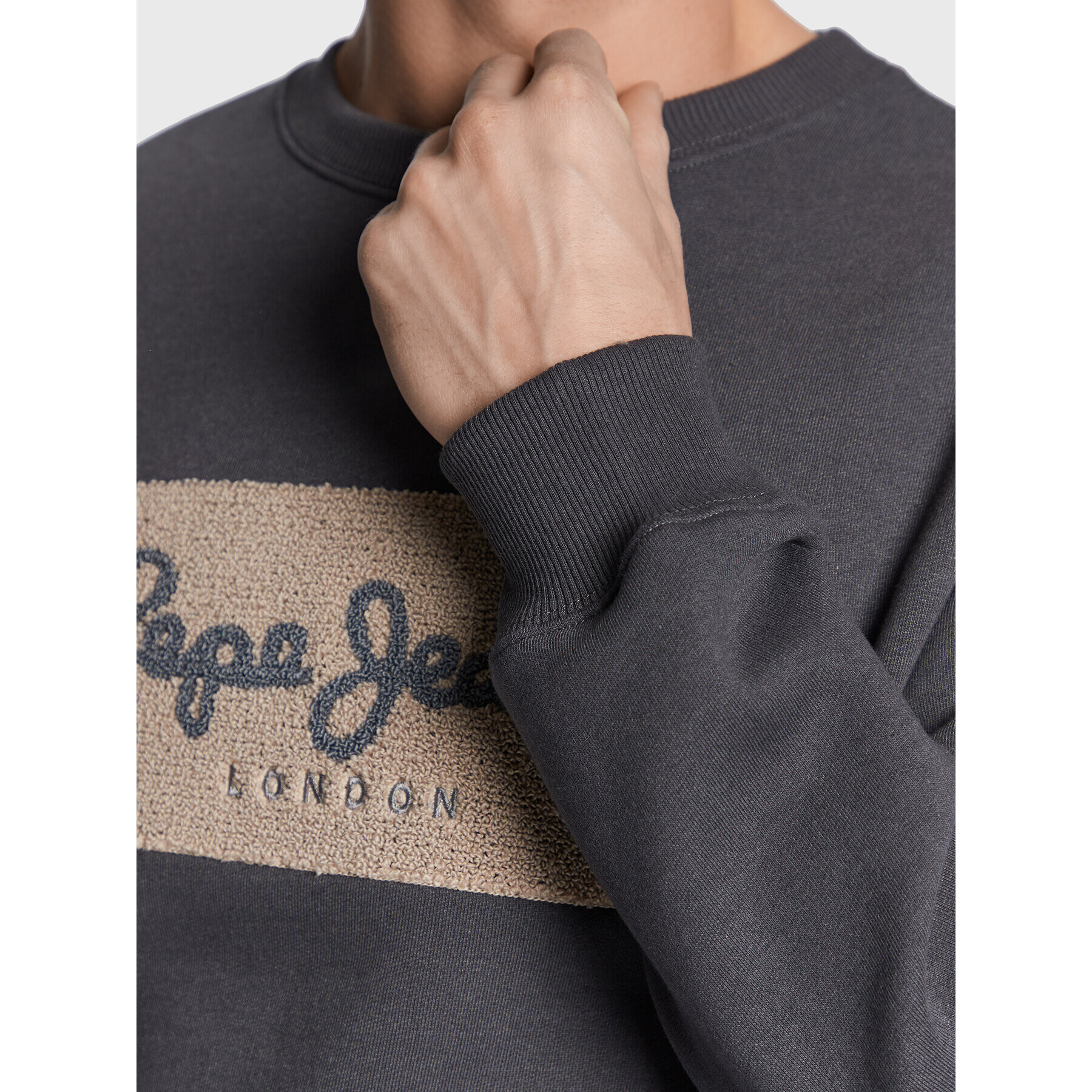 Pepe Jeans Суитшърт Sean PM582316 Сив Regular Fit - Pepit.bg