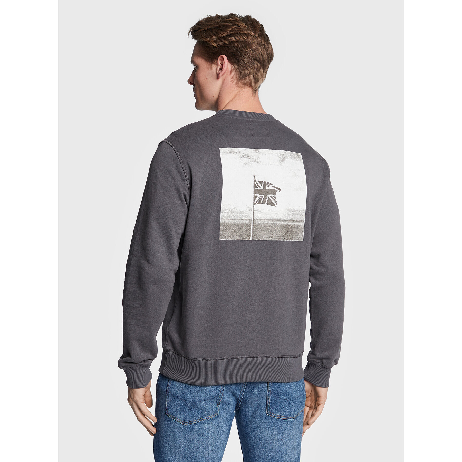 Pepe Jeans Суитшърт Shane PM582317 Сив Regular Fit - Pepit.bg