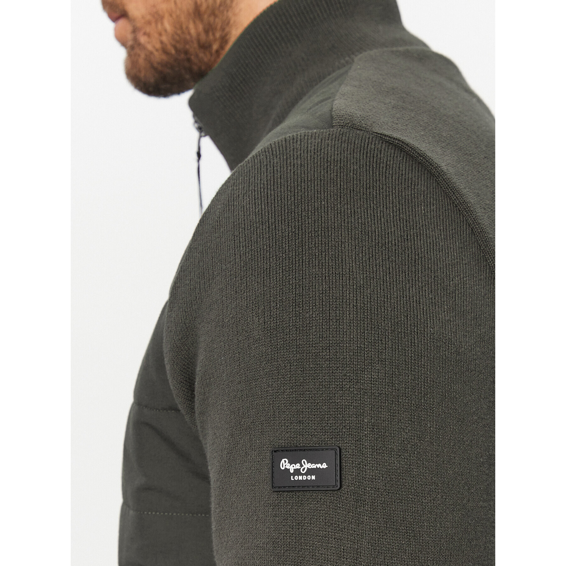 Pepe Jeans Суитшърт Snell Mock PM702381 Сив Regular Fit - Pepit.bg