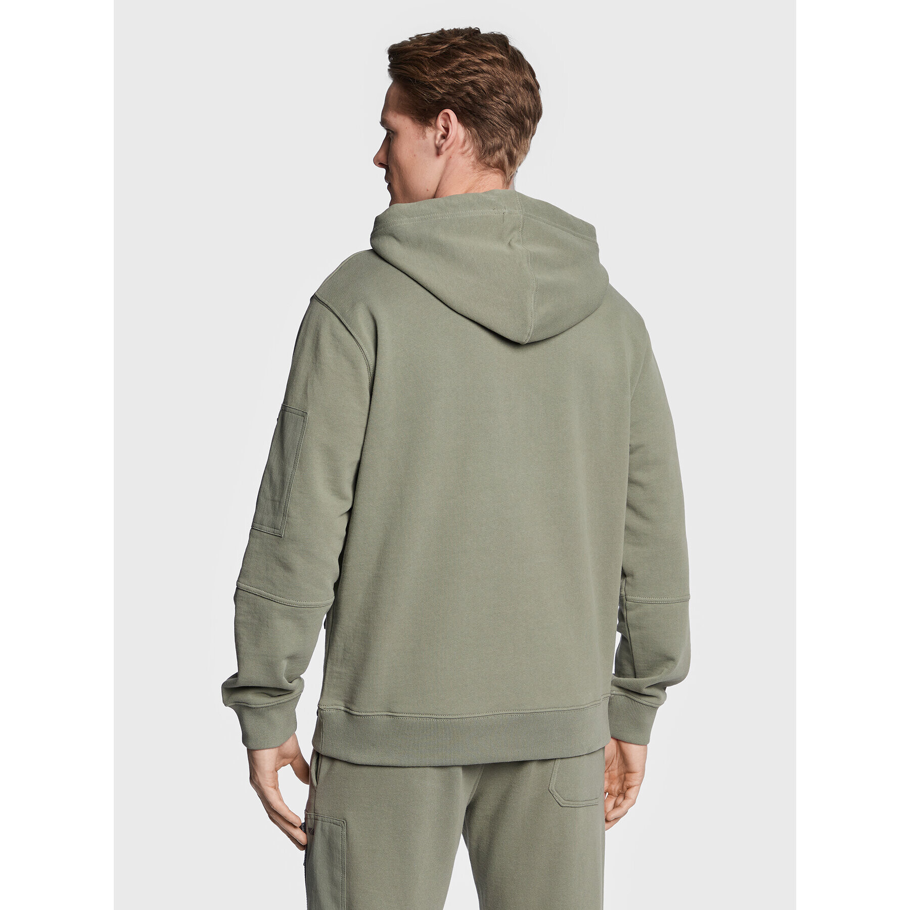 Pepe Jeans Суитшърт Steven PM582322 Зелен Regular Fit - Pepit.bg