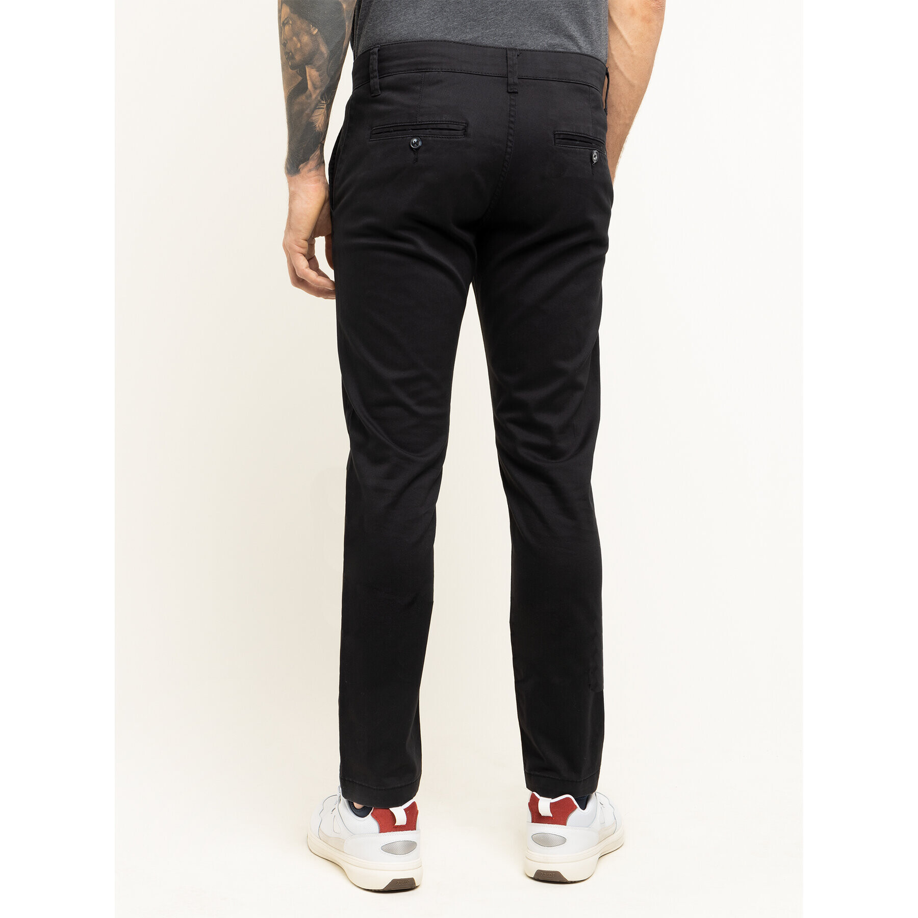 Pepe Jeans Текстилни панталони Charly PM210992 Черен Slim Fit - Pepit.bg