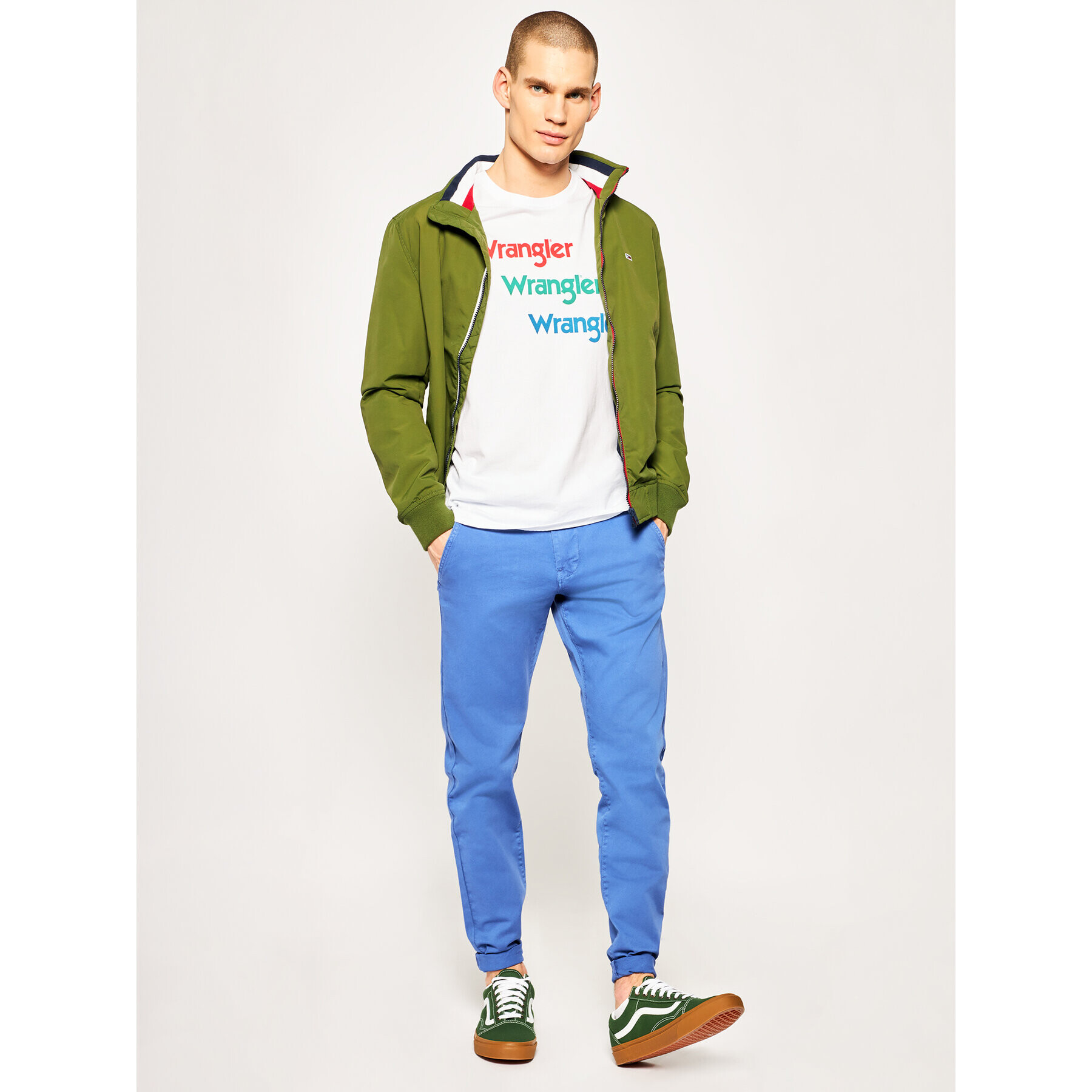 Pepe Jeans Текстилни панталони Charly PM210992 Син Slim Fit - Pepit.bg