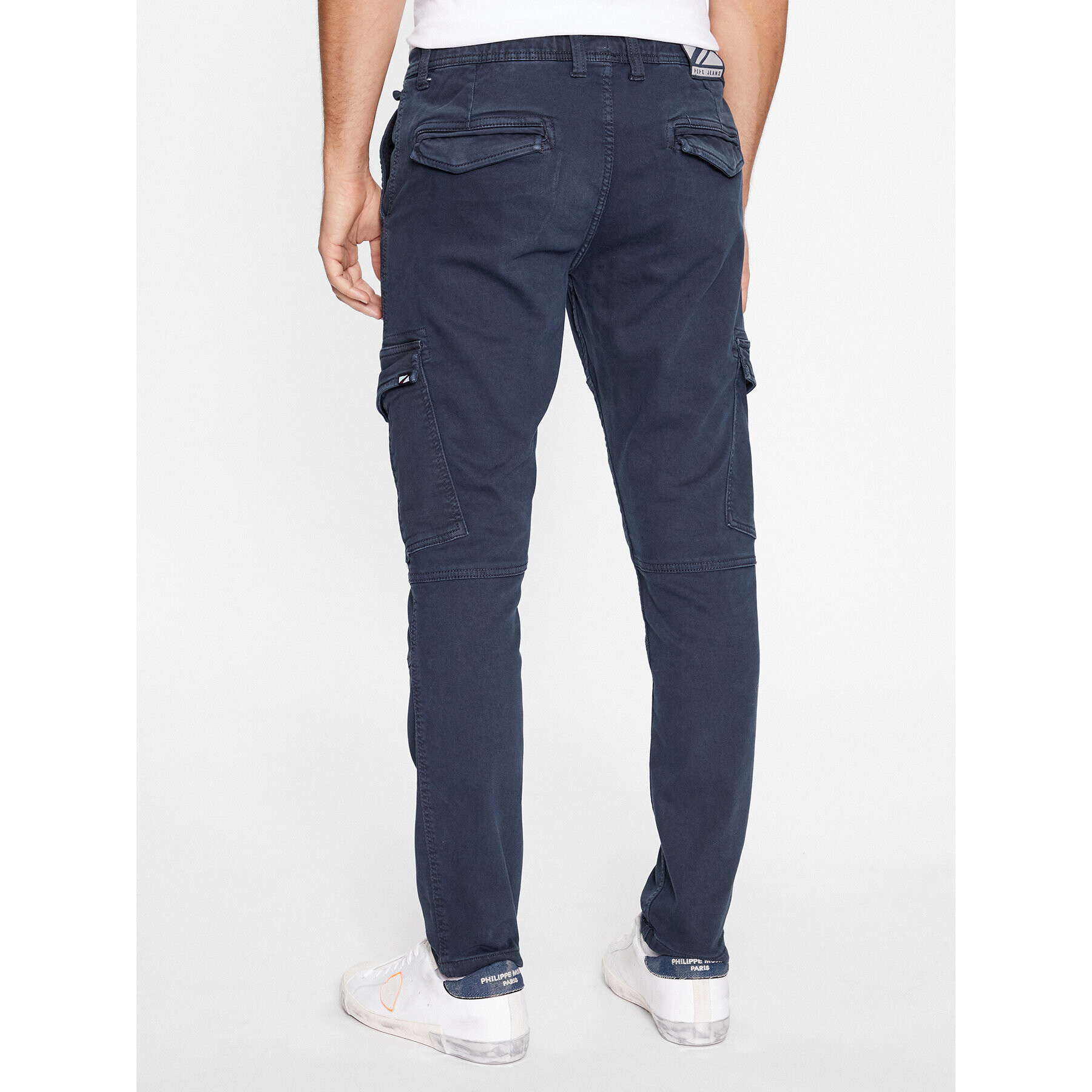 Pepe Jeans Текстилни панталони Jared PM211604YG7 Тъмносин Regular Fit - Pepit.bg